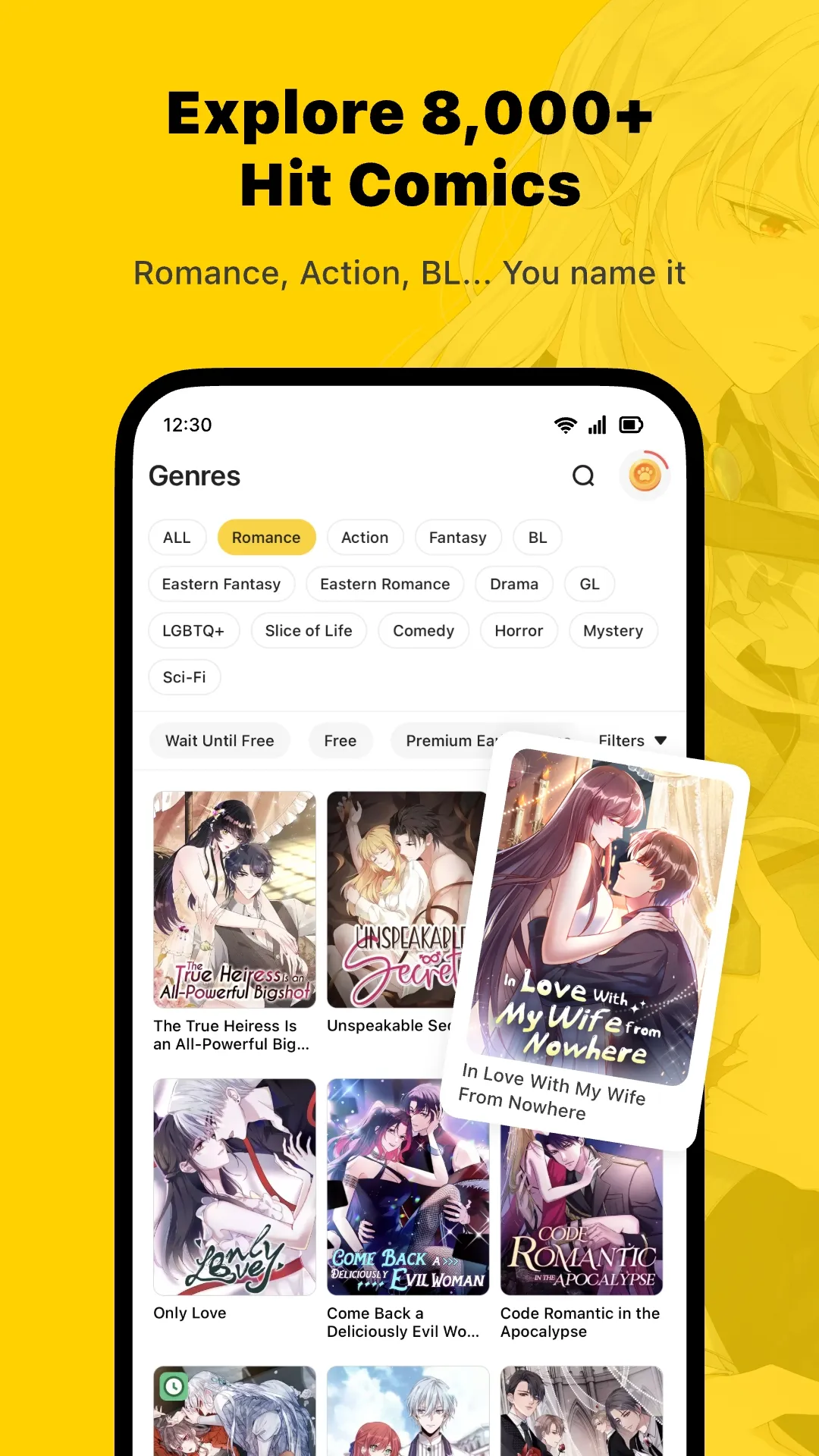 WebComics - Webtoon & Manga | Indus Appstore | Screenshot