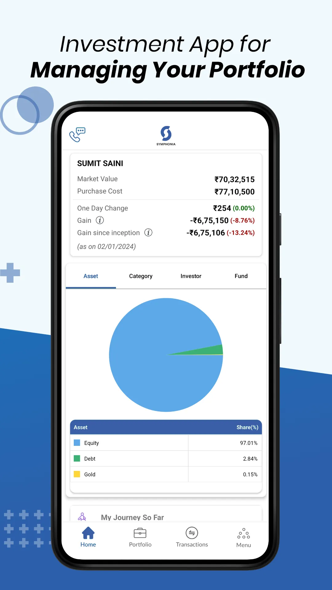 SymphoniaWealth | Indus Appstore | Screenshot