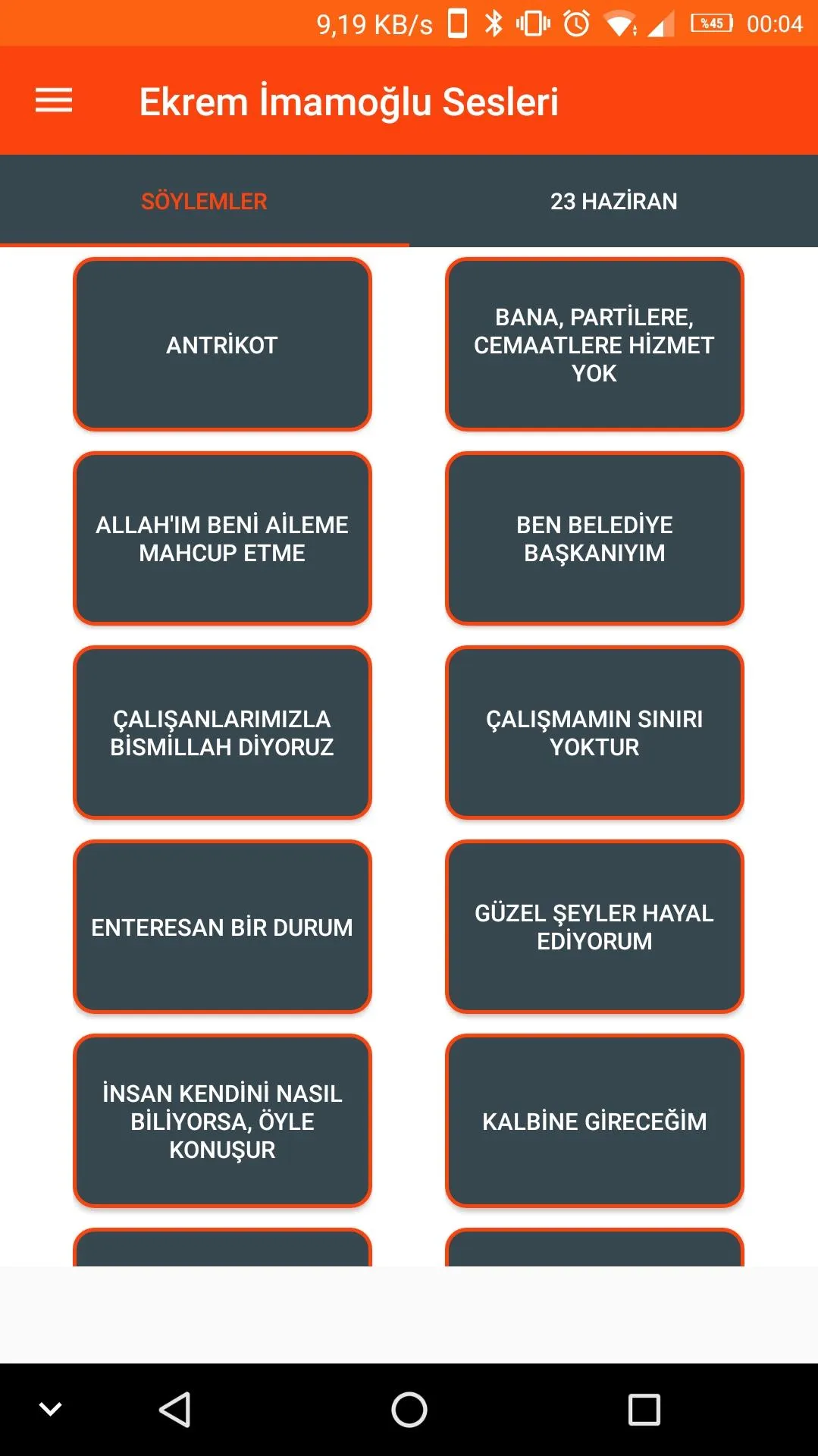 Ekrem İmamoğlu Sesleri | Indus Appstore | Screenshot