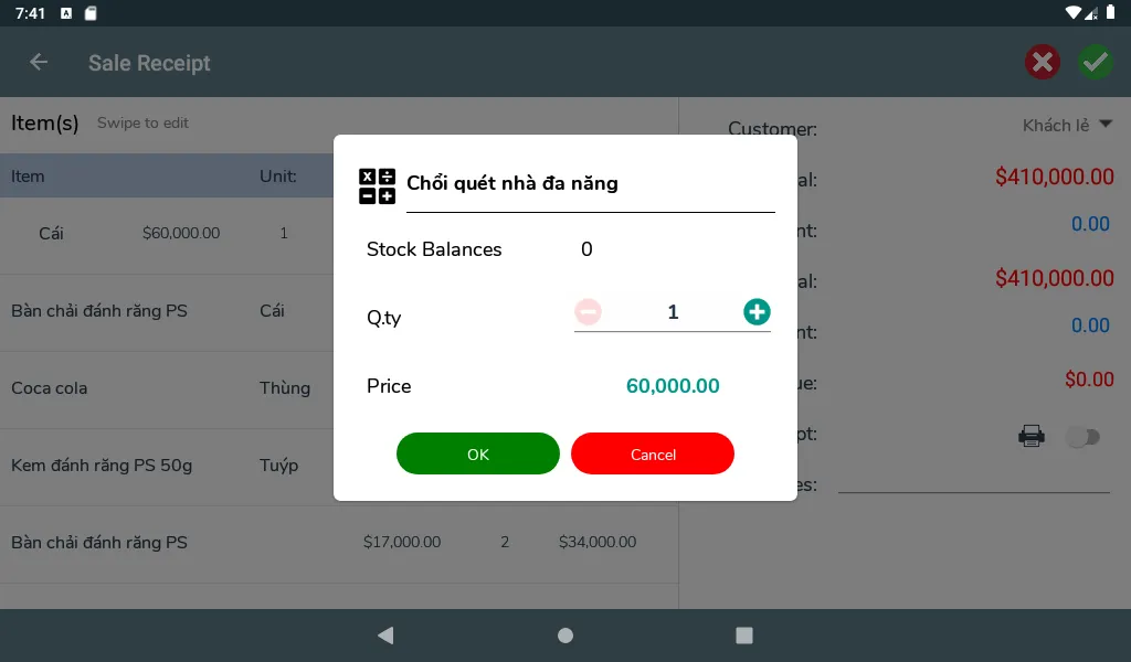 TabPOS - POS app for Tablet | Indus Appstore | Screenshot