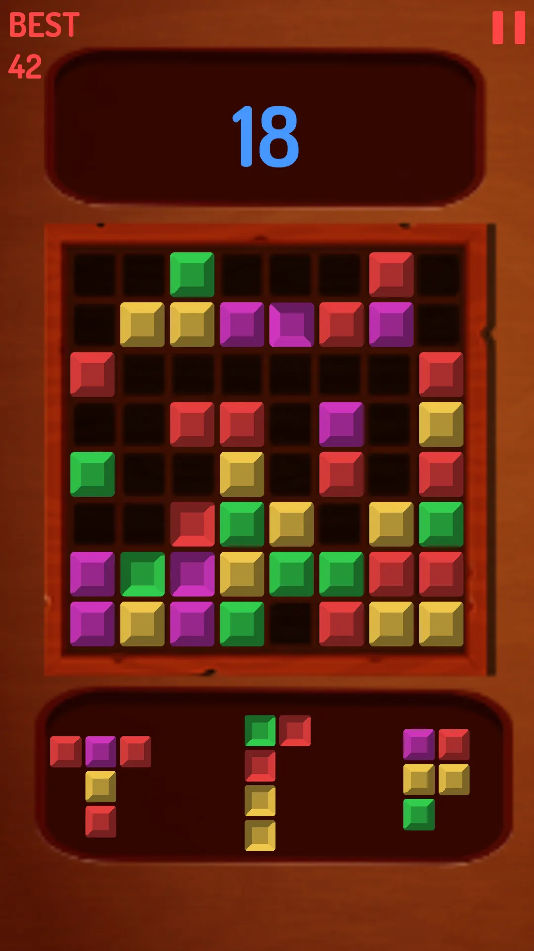 Wooden Block Puzzle - Classic  | Indus Appstore | Screenshot