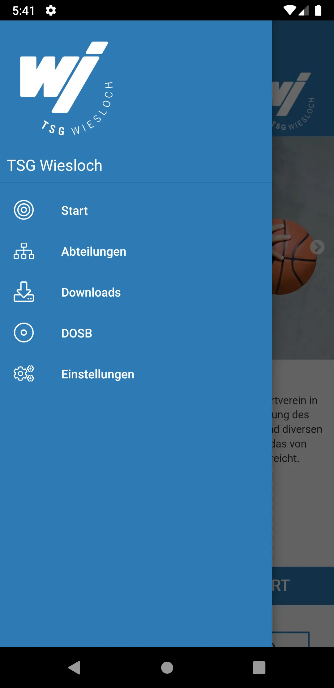 TSG Wiesloch | Indus Appstore | Screenshot