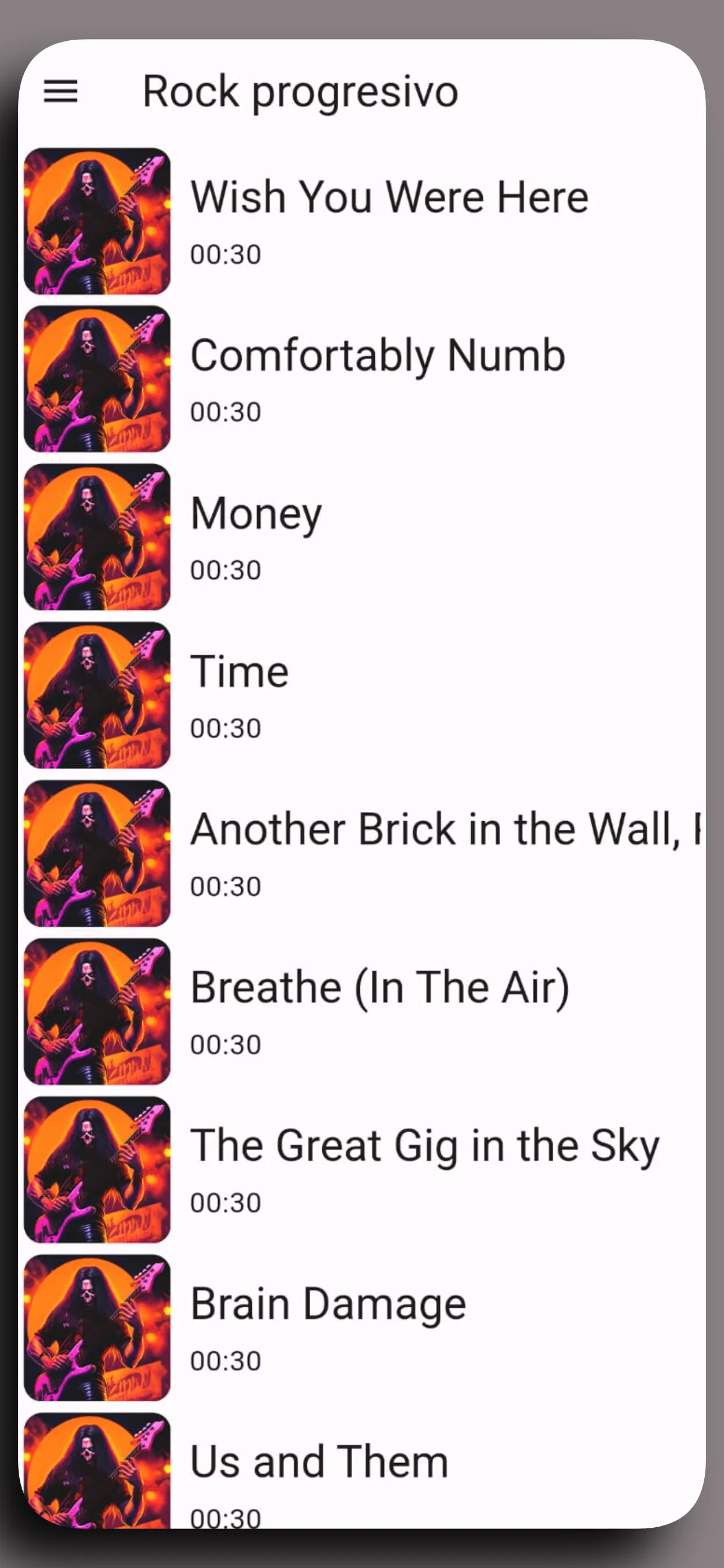 Progressive Rock Ringtones | Indus Appstore | Screenshot