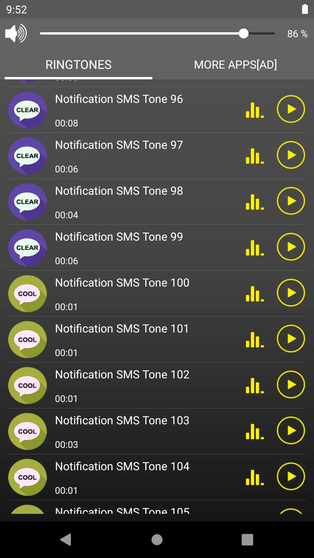 Notification & SMS Tones | Indus Appstore | Screenshot