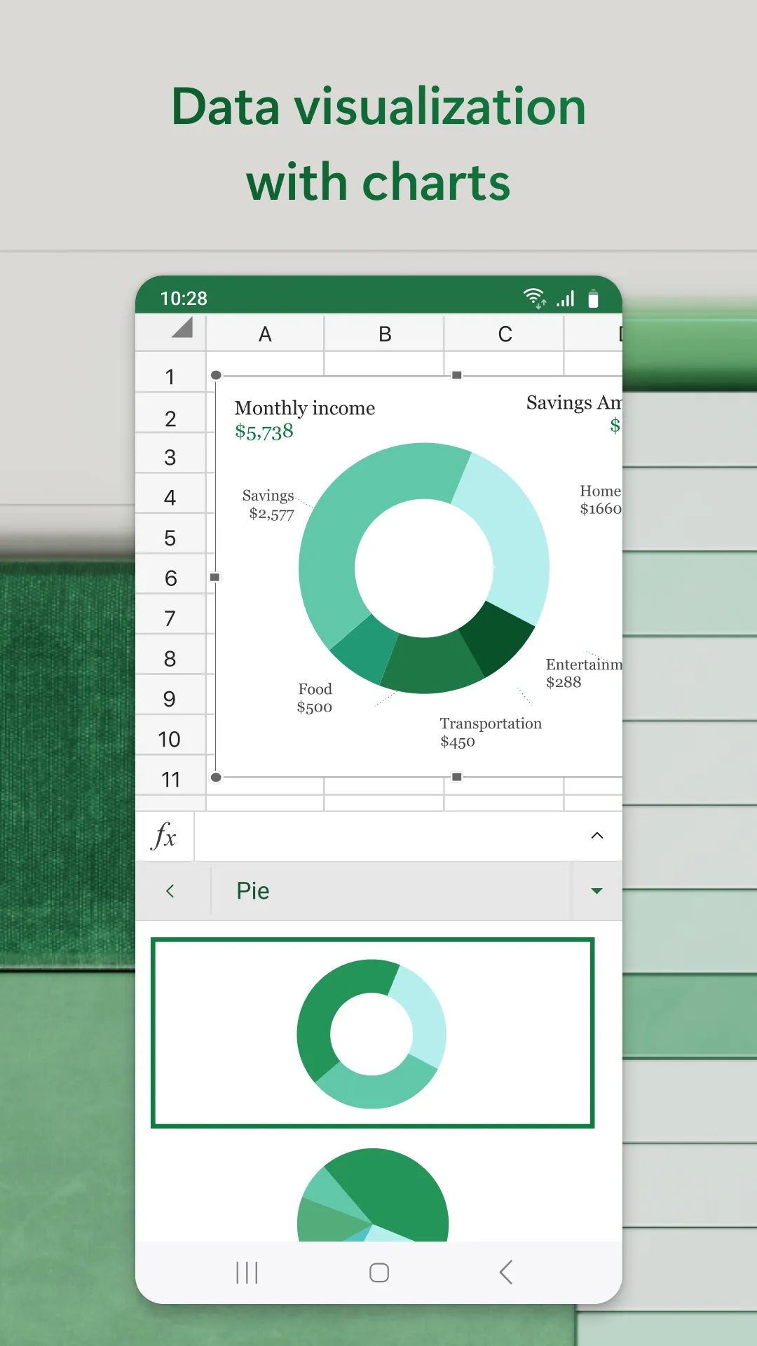Microsoft Excel: Spreadsheets | Indus Appstore | Screenshot
