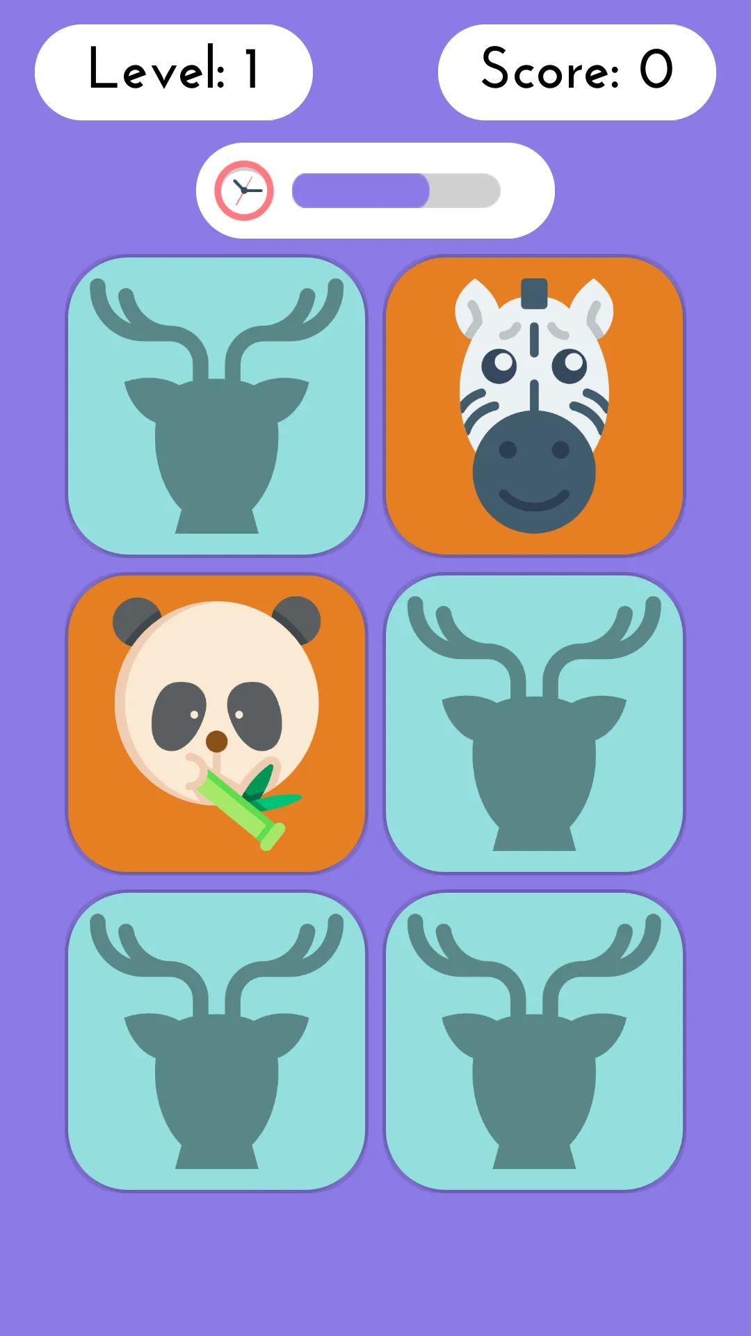 Animals Memory Game for kids | Indus Appstore | Screenshot