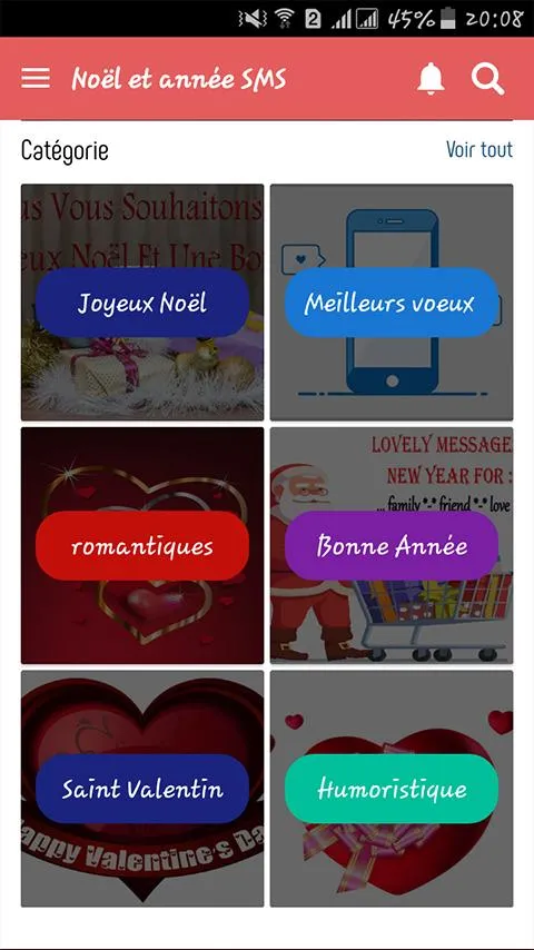 Joyeux Noël et année SMS 2024 | Indus Appstore | Screenshot