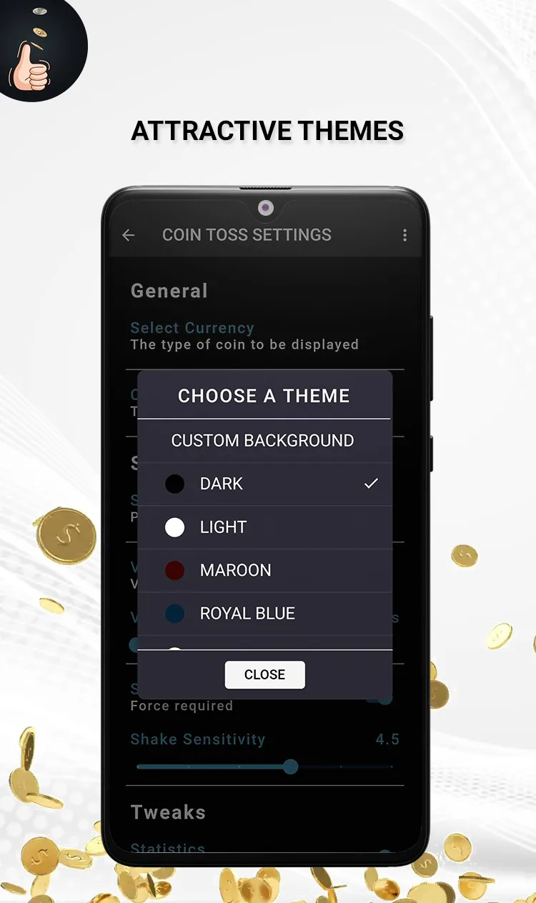 Coin Toss - Simple Coin Flip A | Indus Appstore | Screenshot