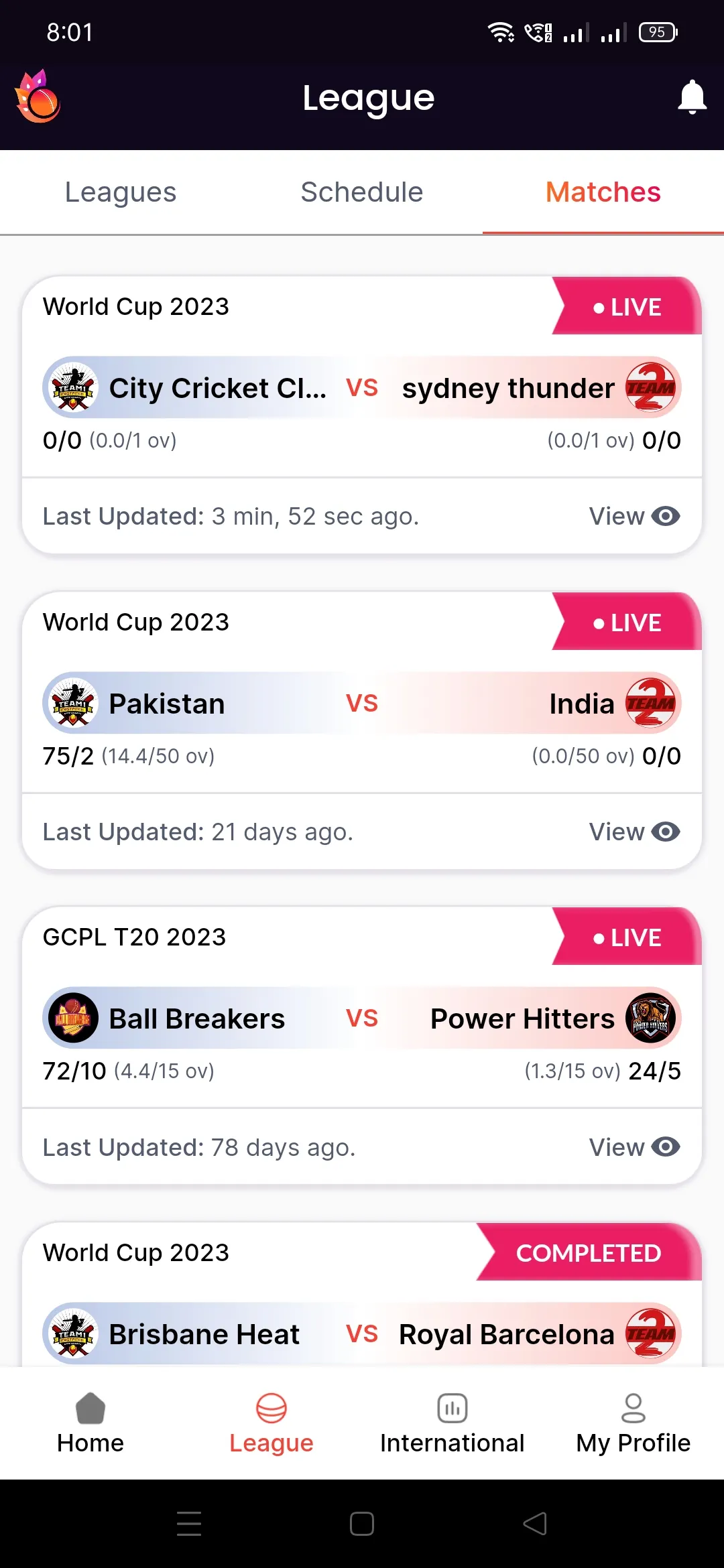 Cricket Poll | Indus Appstore | Screenshot