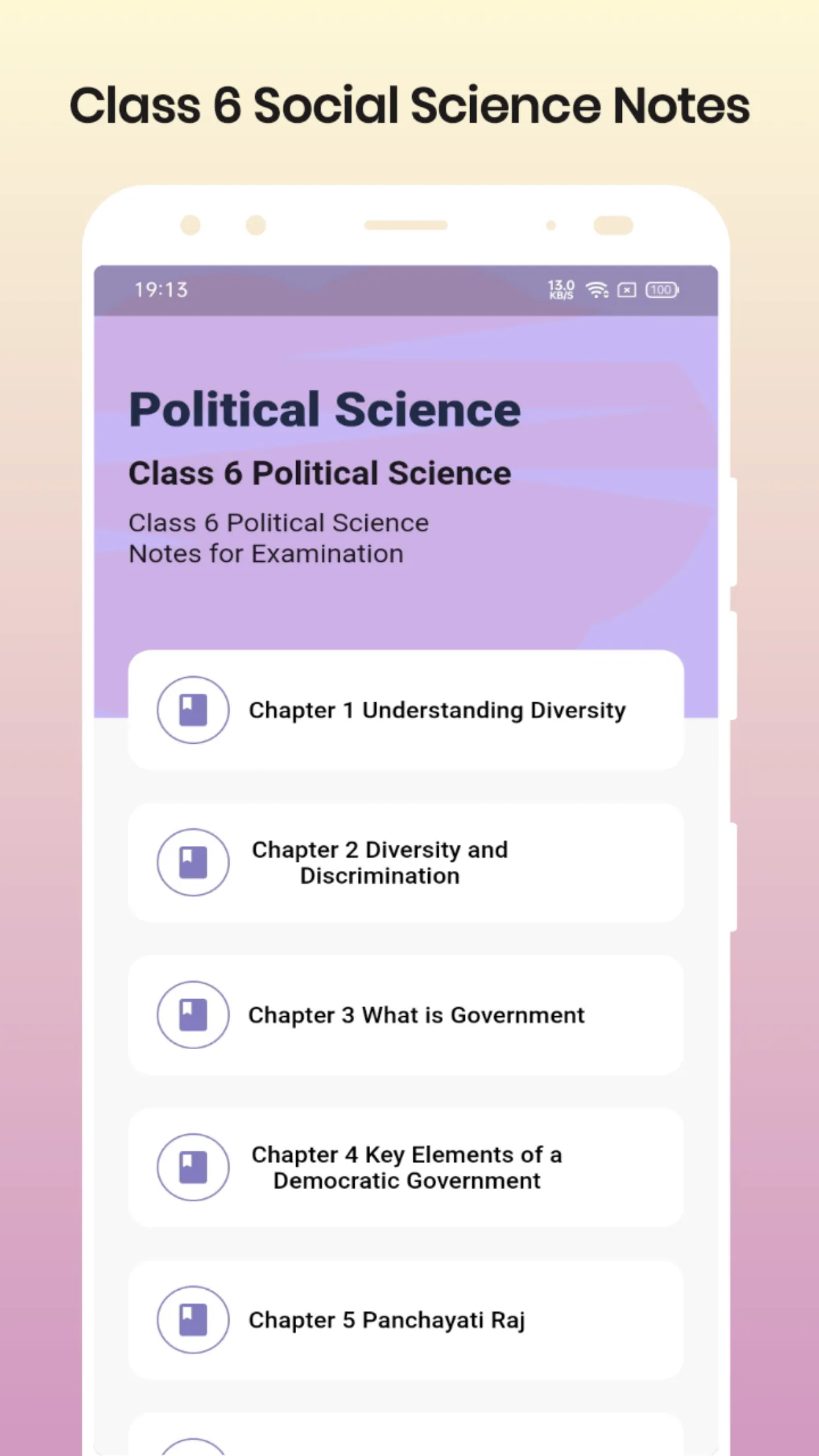 Class 6 Social Science Notes | Indus Appstore | Screenshot