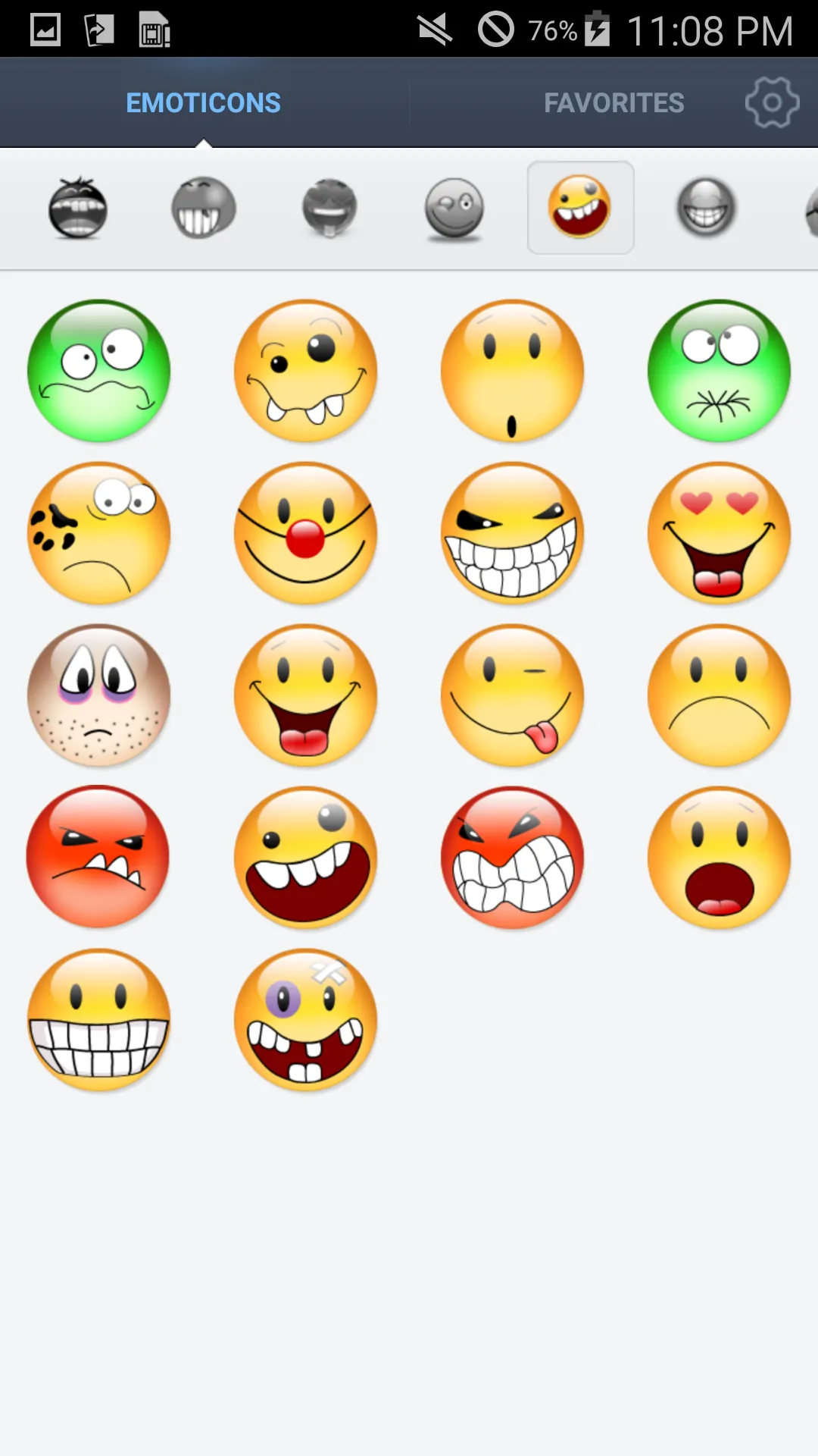 IFace Emoticons Stickers | Indus Appstore | Screenshot