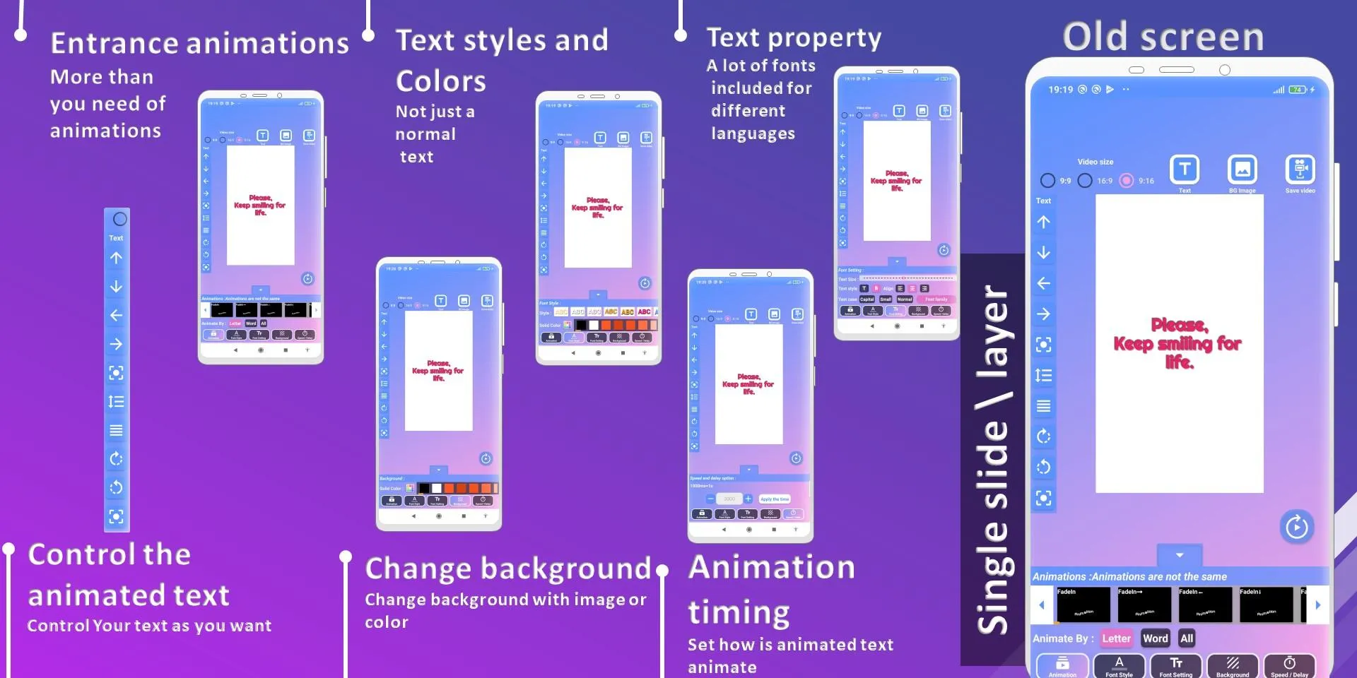 Animated Text Creator - Text A | Indus Appstore | Screenshot