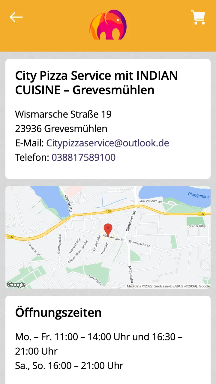 City Pizza Grevesmühlen | Indus Appstore | Screenshot