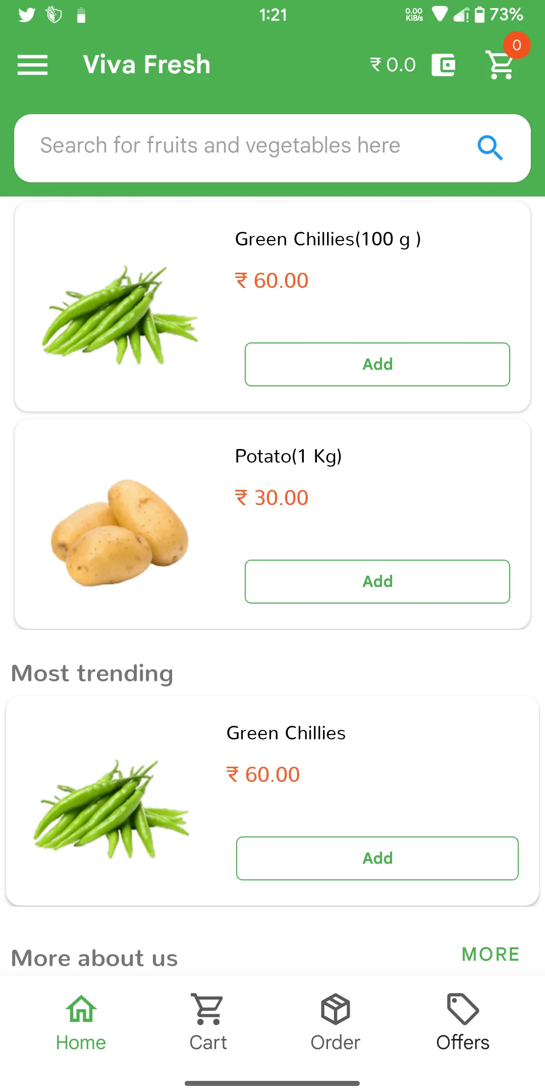 Viva Fresh | Indus Appstore | Screenshot