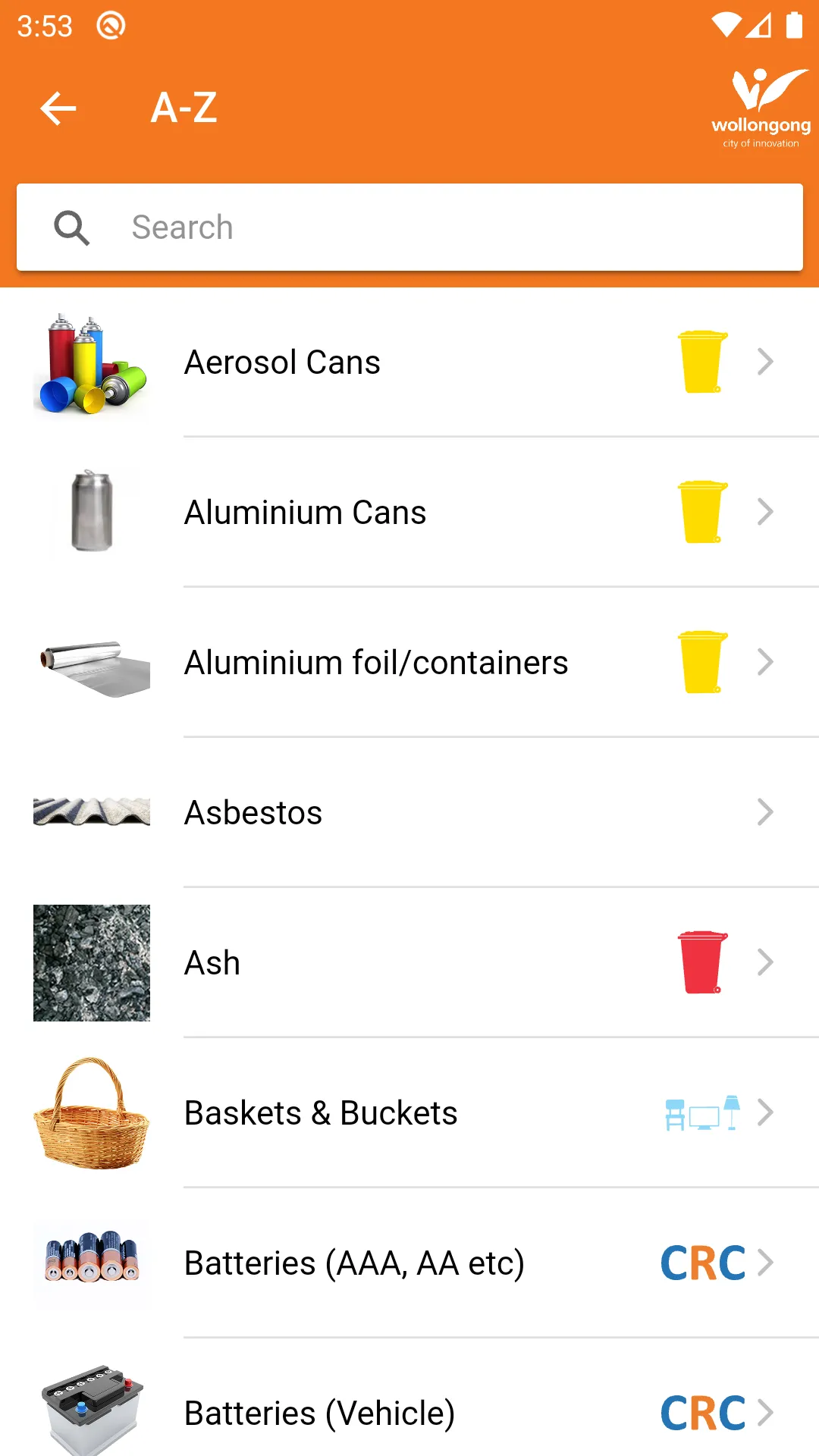 Wollongong Waste | Indus Appstore | Screenshot