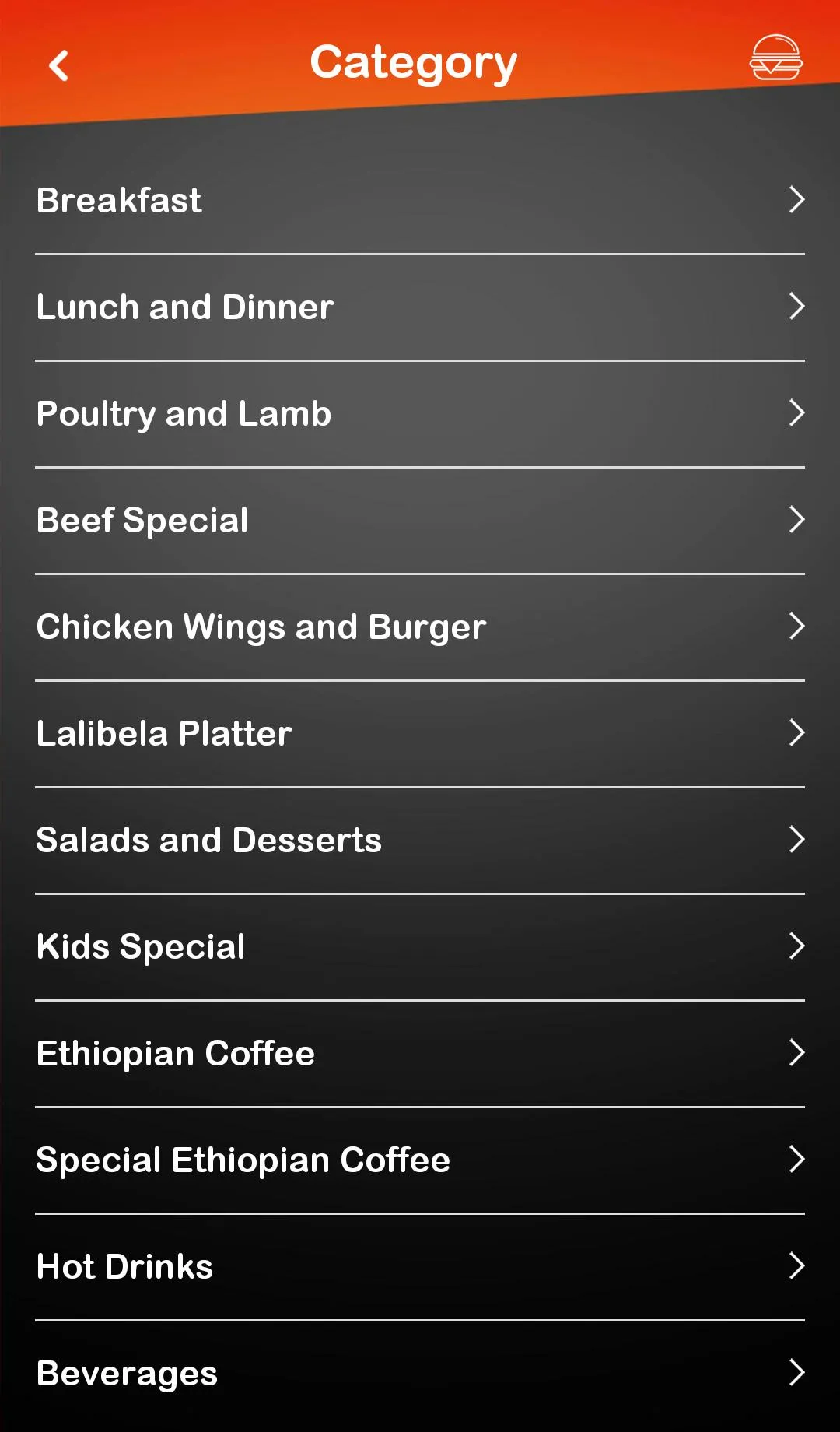 Lalibela Ethiopian Restaurant  | Indus Appstore | Screenshot