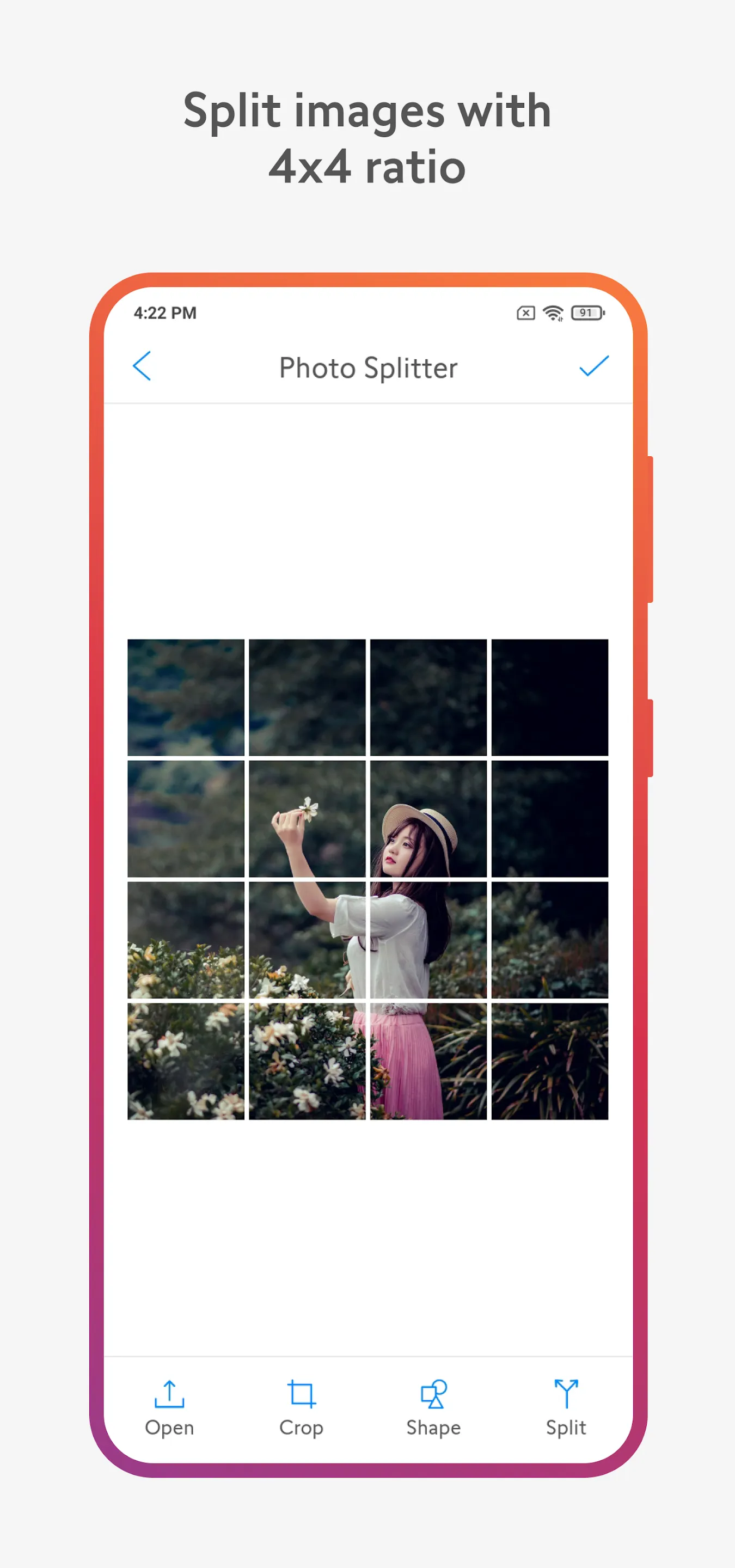 Photo Splitter - Grid Maker | Indus Appstore | Screenshot