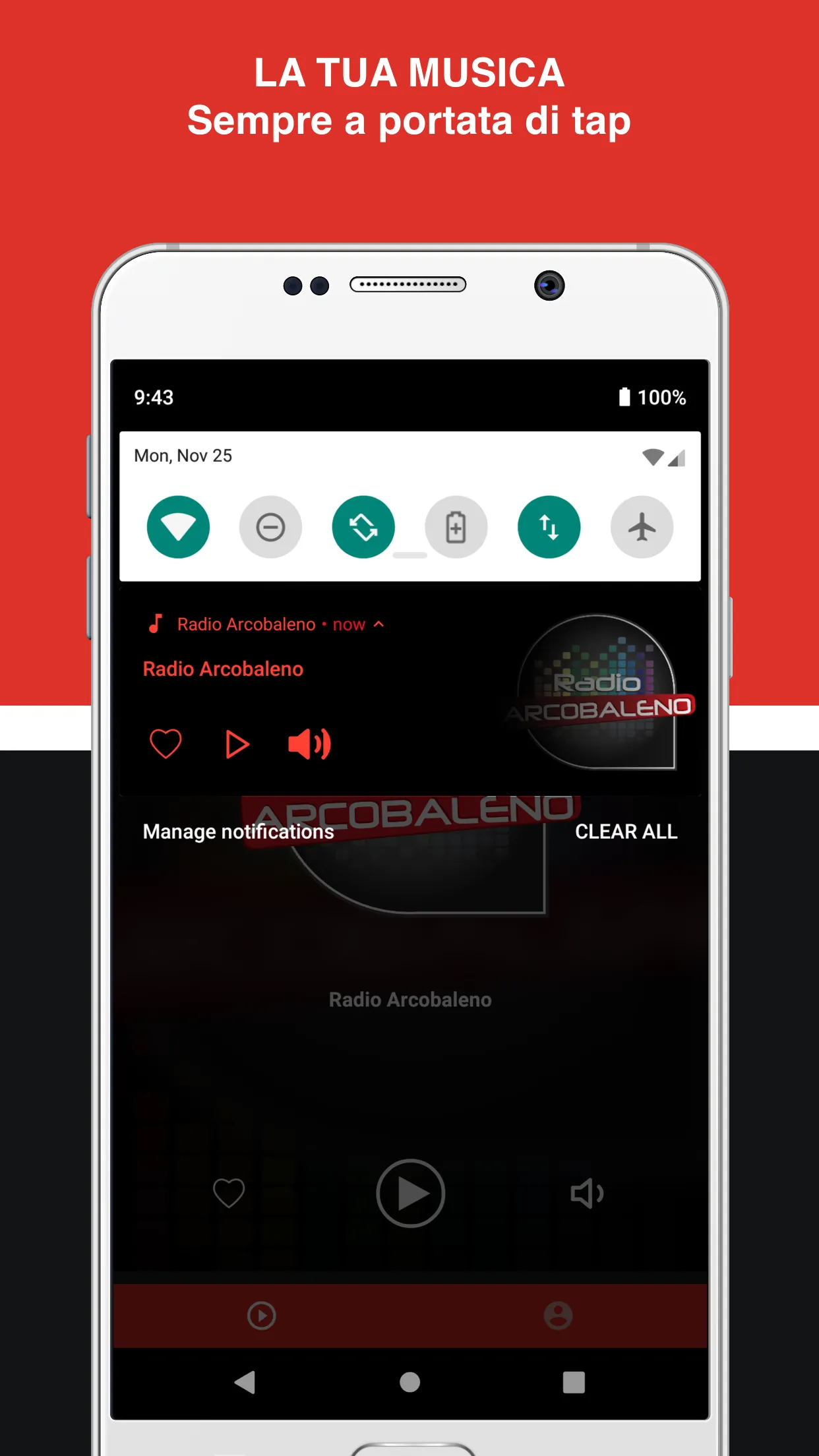 Radio Arcobaleno - Info&Music | Indus Appstore | Screenshot