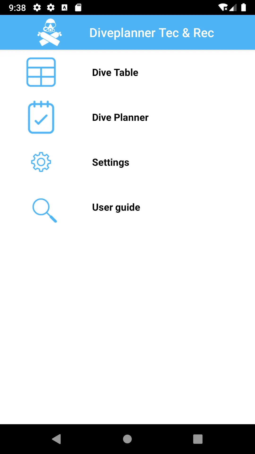 Diveplanner Tec & Rec | Indus Appstore | Screenshot