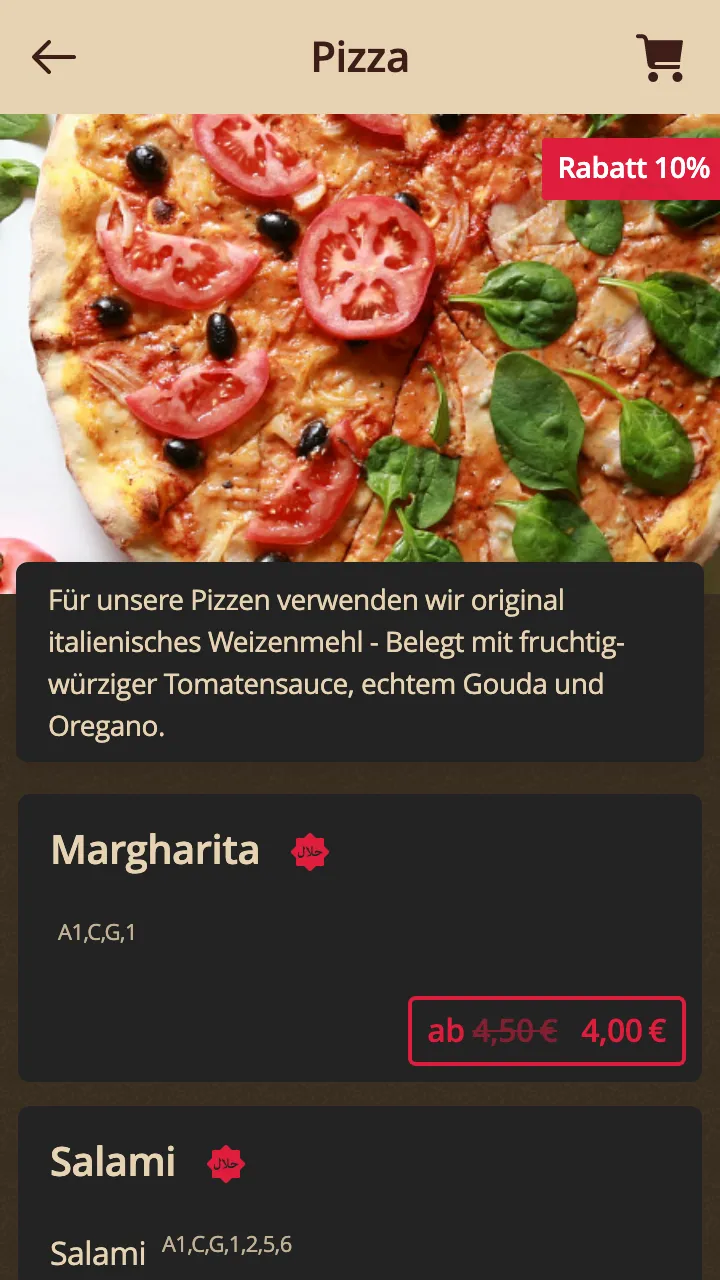 Milano's Pizzeria Velbert | Indus Appstore | Screenshot