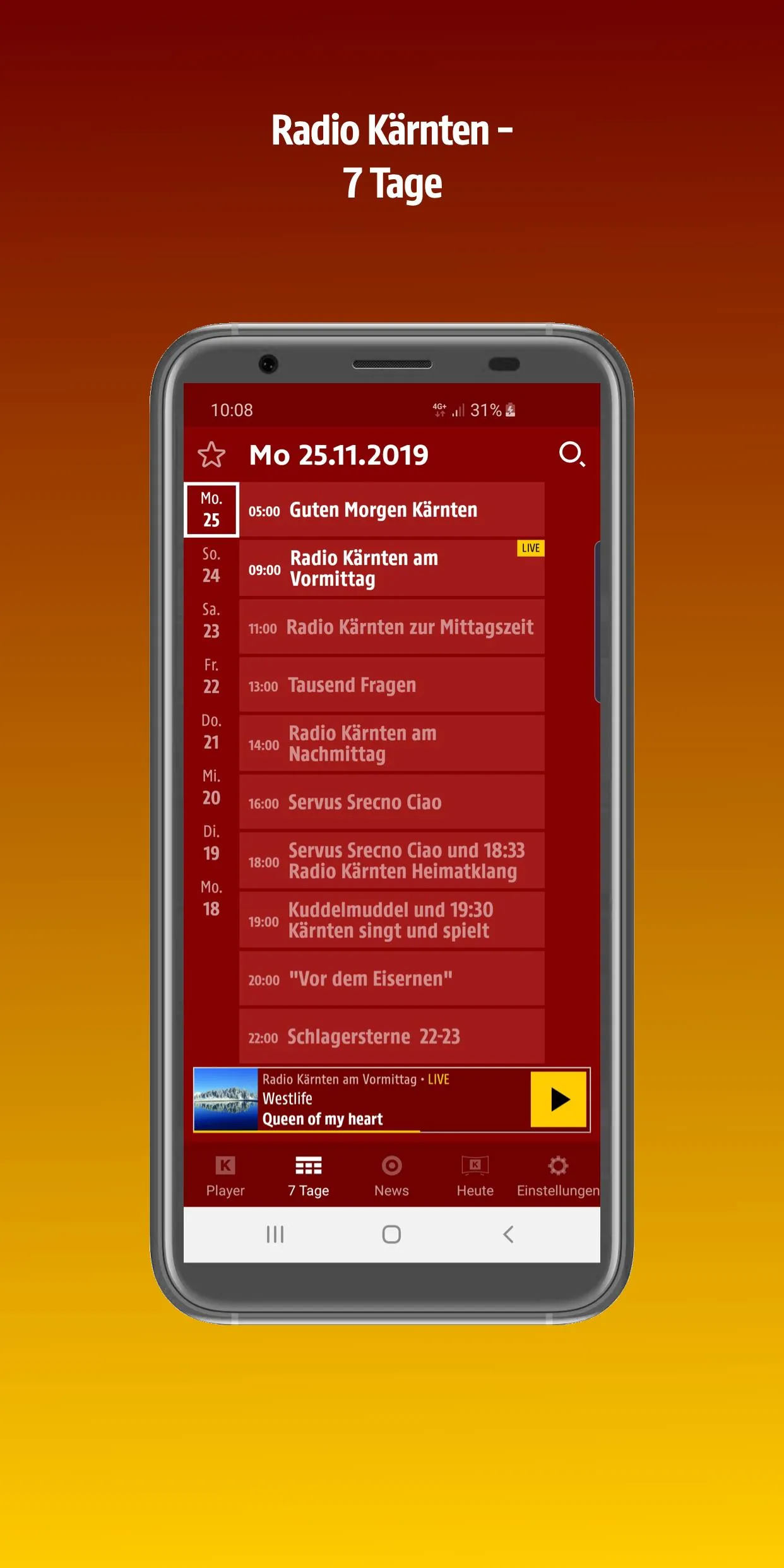 ORF Kärnten | Indus Appstore | Screenshot