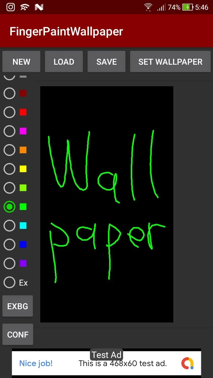 Finger Paint Wallpaper | Indus Appstore | Screenshot