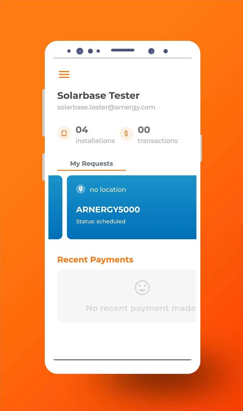 Arnergy Solarbase | Indus Appstore | Screenshot