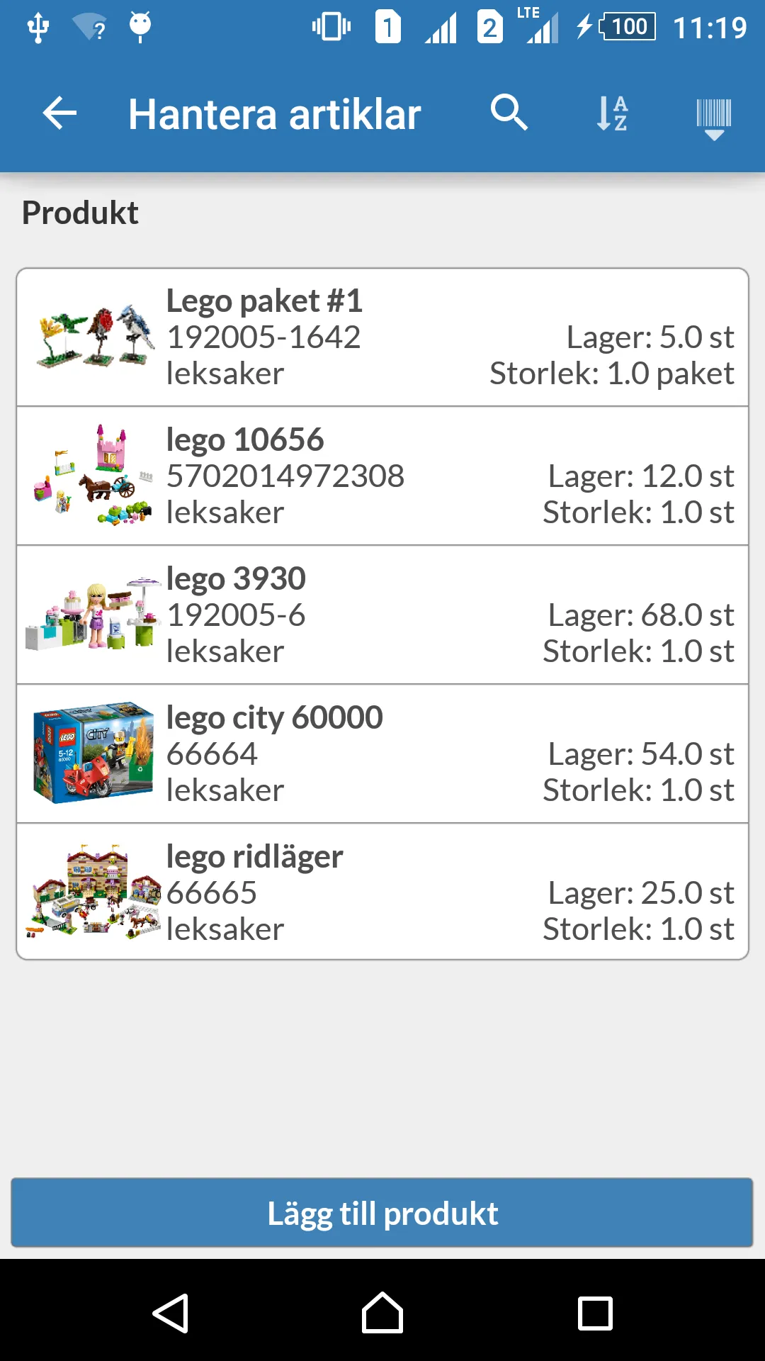 Lagerkoll | Indus Appstore | Screenshot