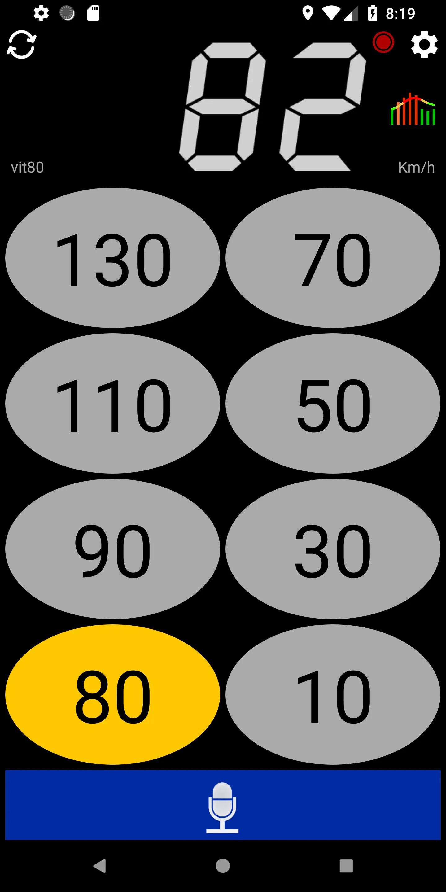 Speed alarm | Indus Appstore | Screenshot