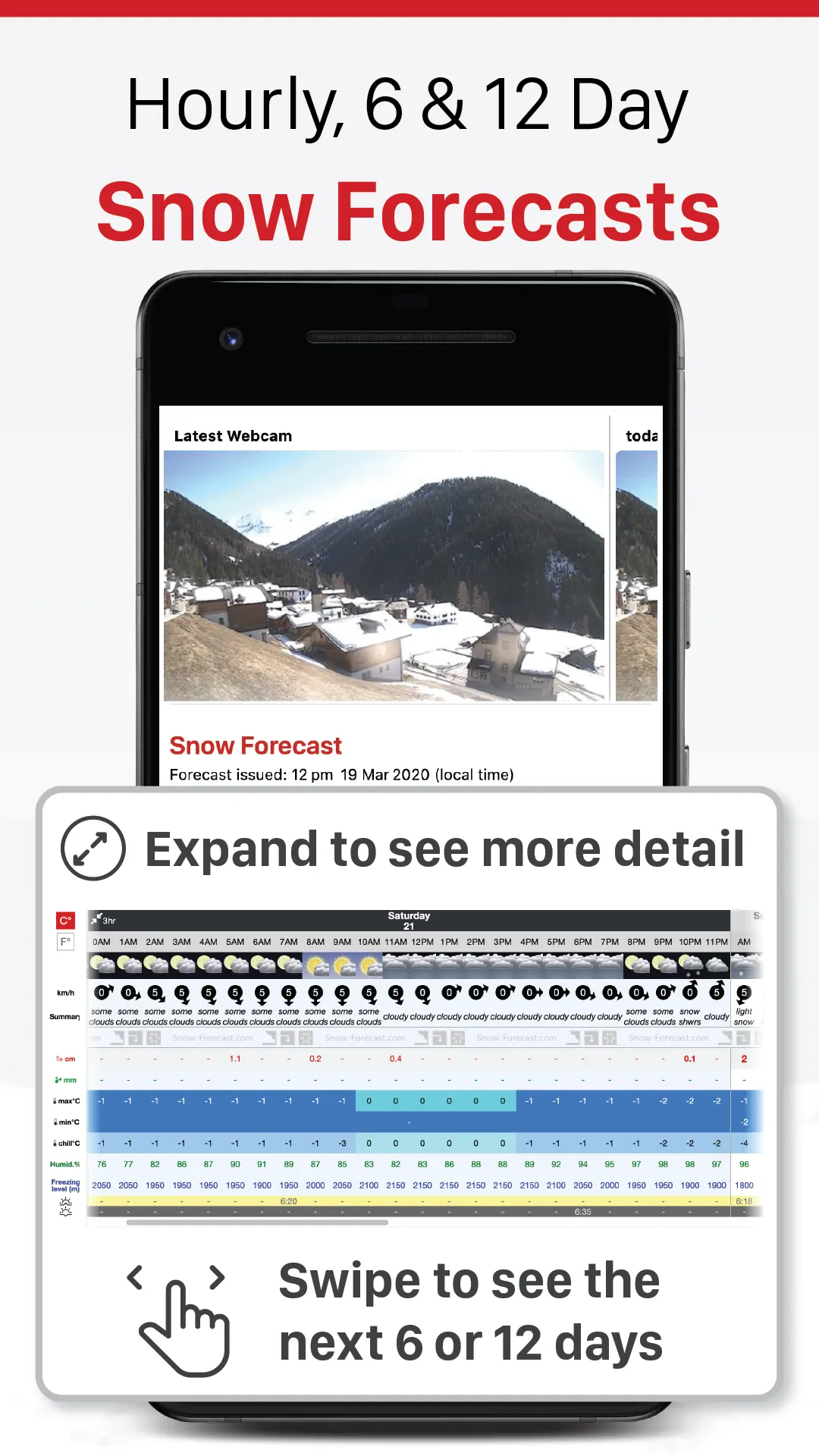 Snow-Forecast.com | Indus Appstore | Screenshot