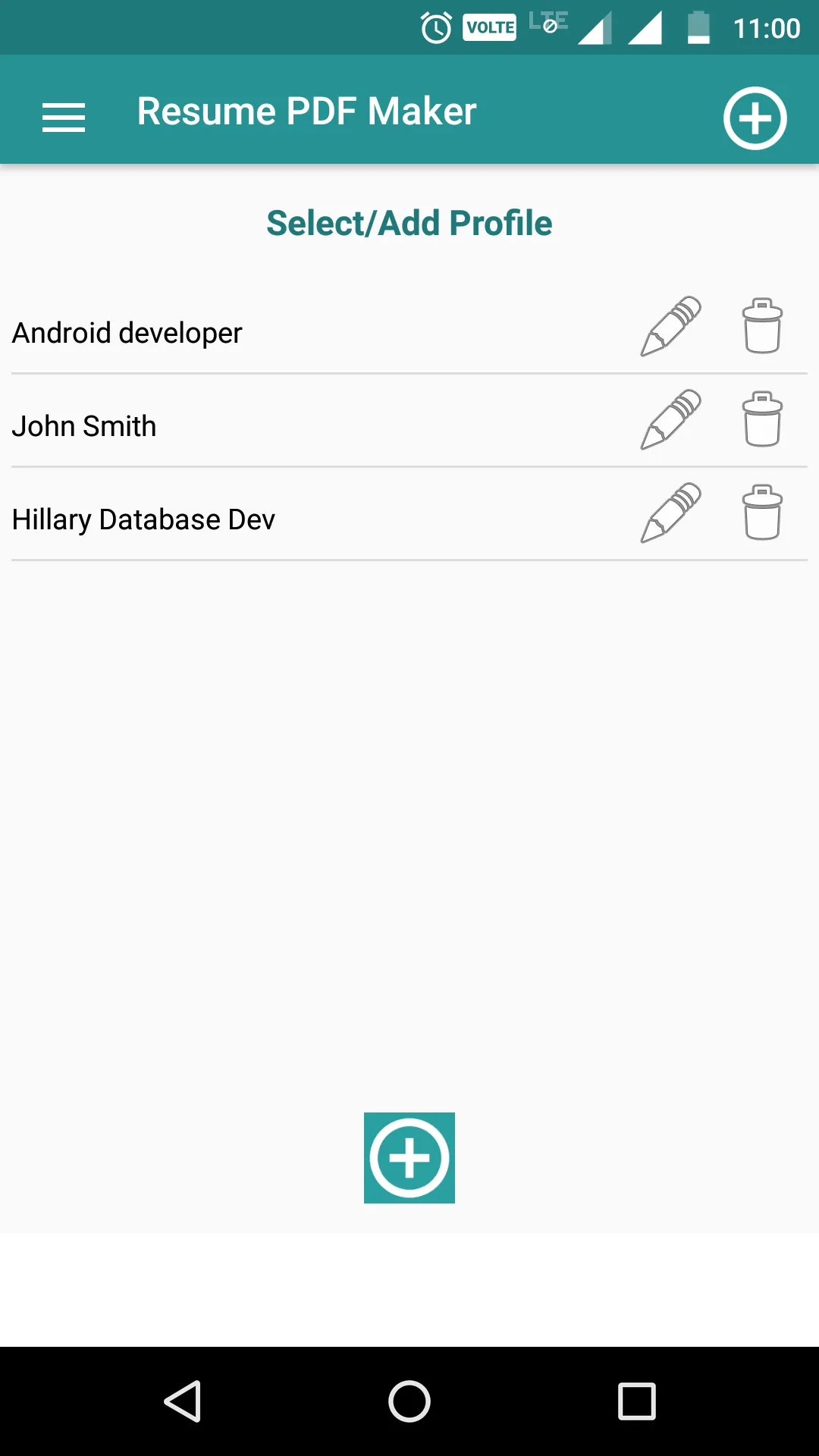 Resume PDF Maker / CV Builder | Indus Appstore | Screenshot