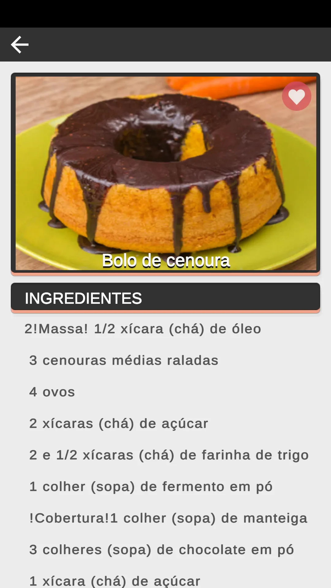 Como fazer bolo de cenoura | Indus Appstore | Screenshot