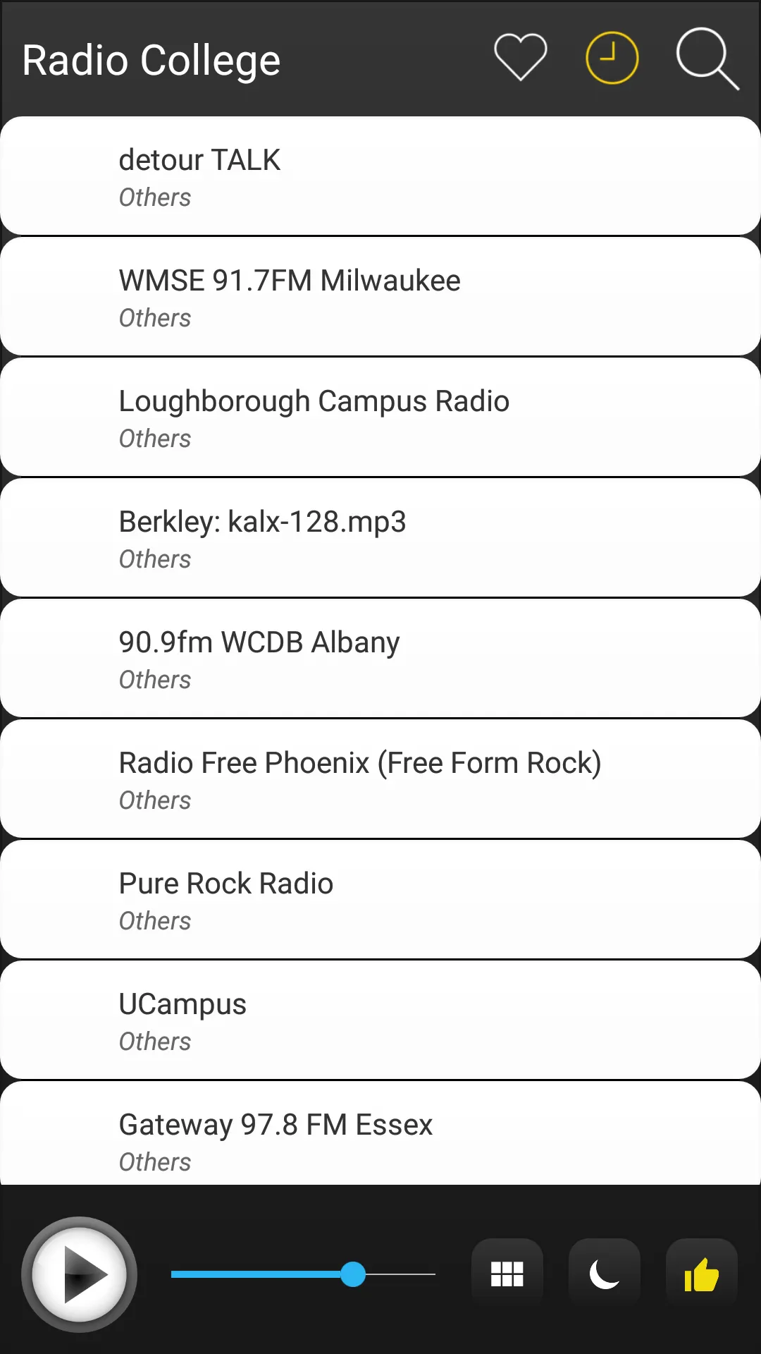 College Radio FM AM Music | Indus Appstore | Screenshot