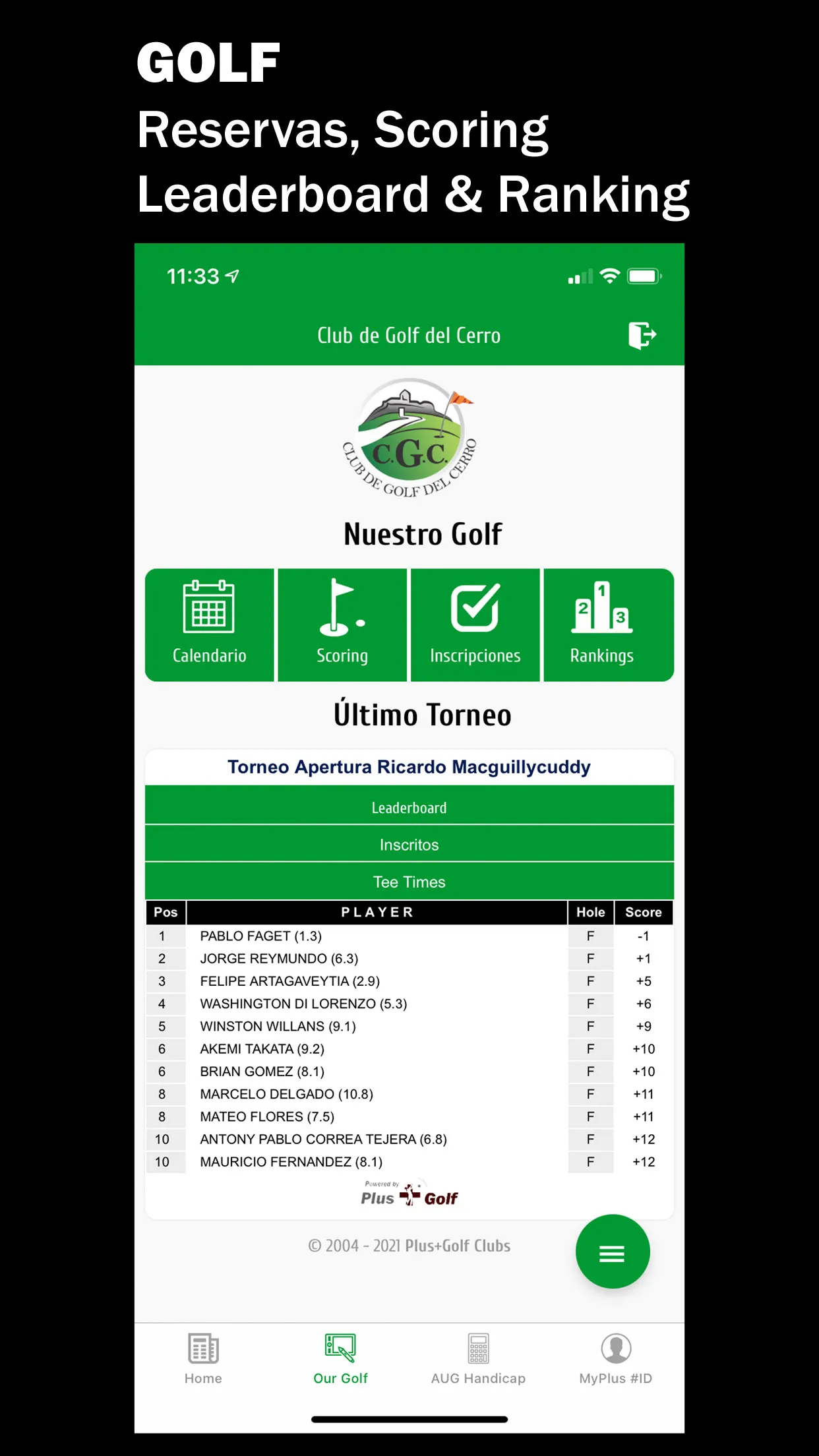 Club de Golf del Cerro | Indus Appstore | Screenshot