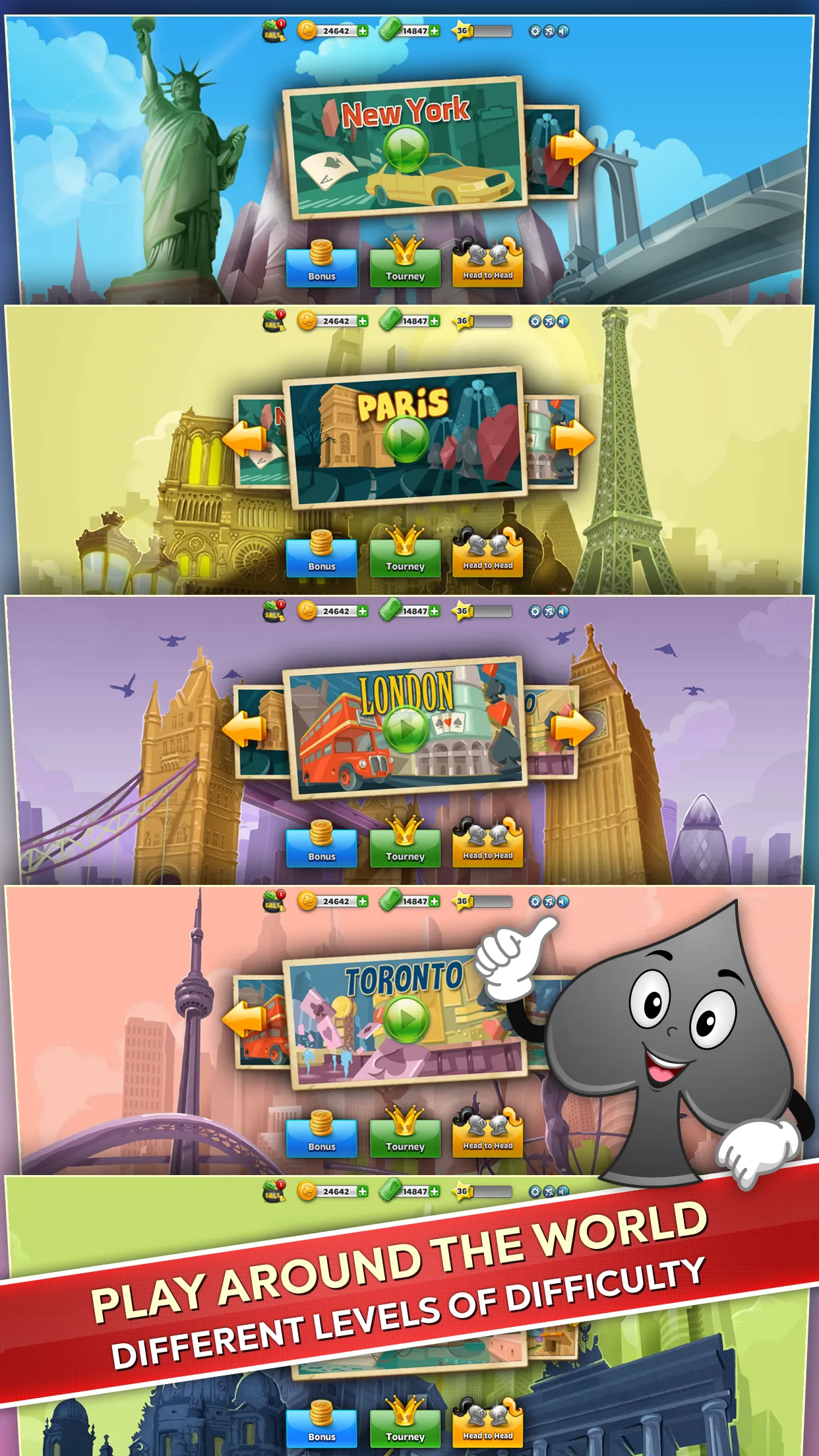 Solitaire World Tour | Indus Appstore | Screenshot