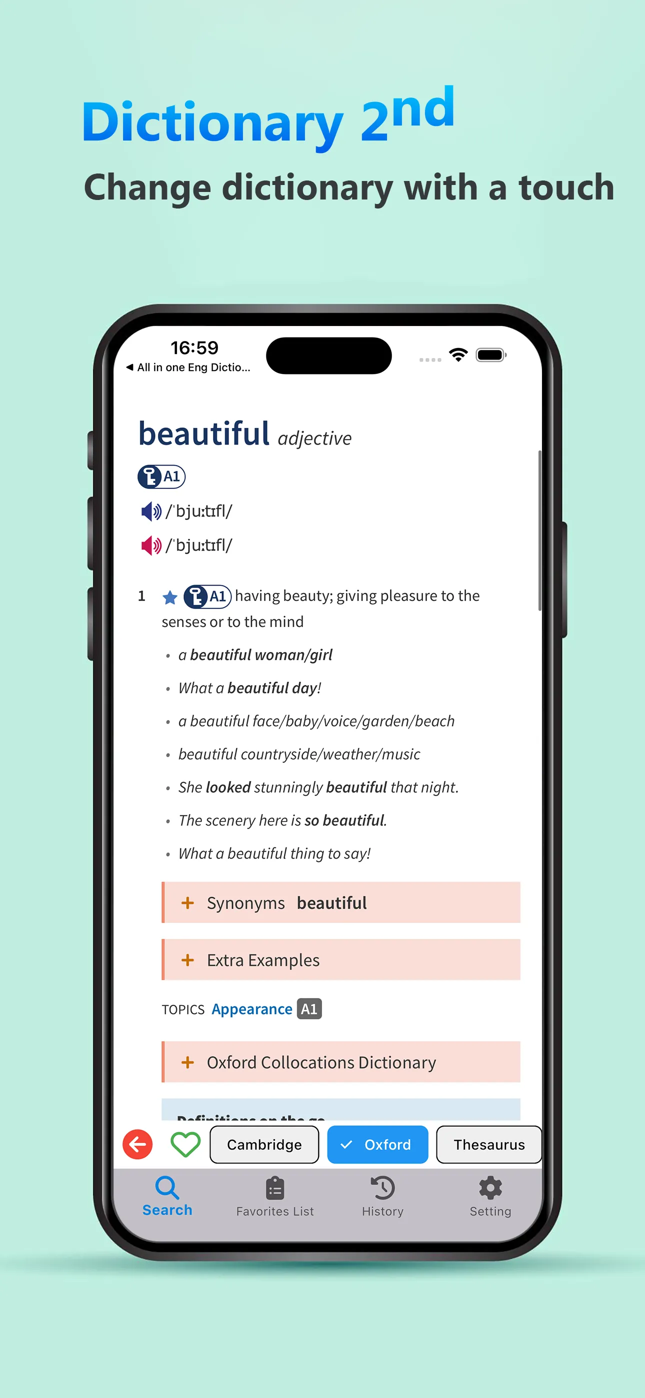 Cambrid English Dictionary | Indus Appstore | Screenshot