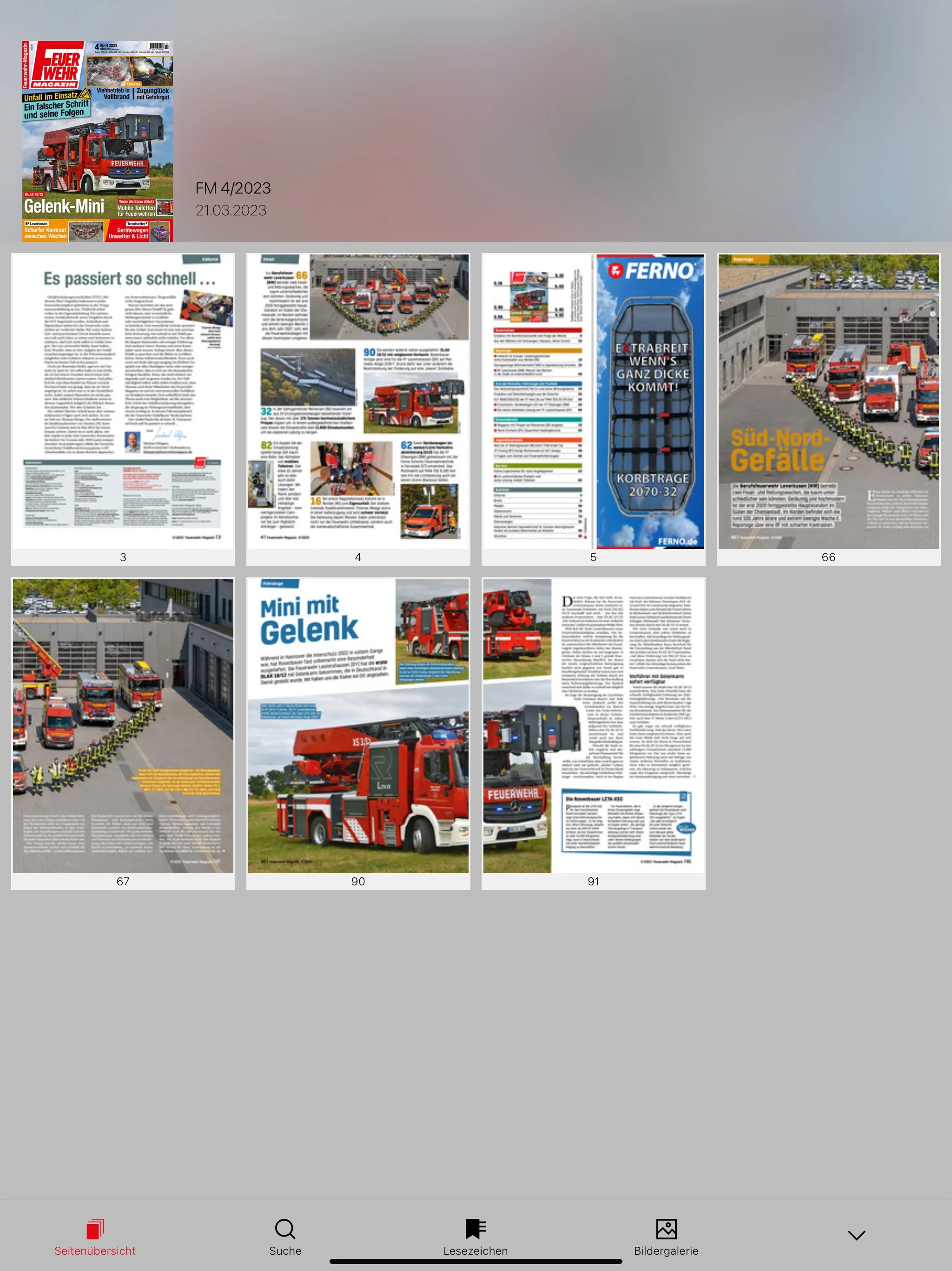 Feuerwehr Magazin | Indus Appstore | Screenshot