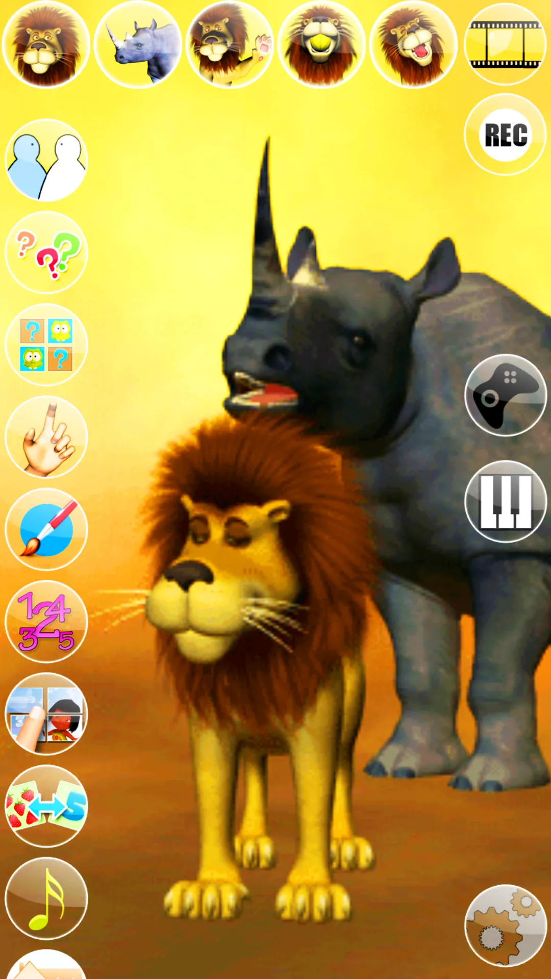 Talking Luis Lion | Indus Appstore | Screenshot