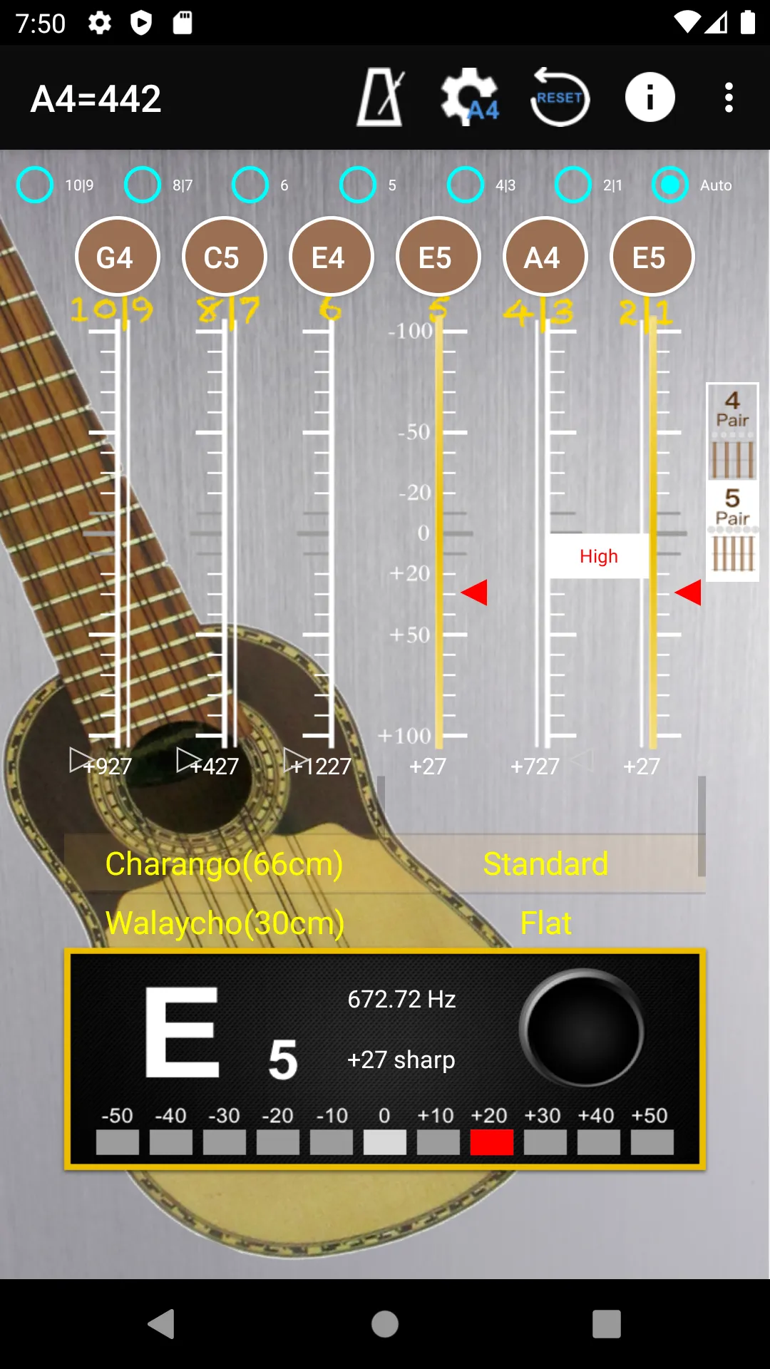 Charango Tuner & Metronome | Indus Appstore | Screenshot