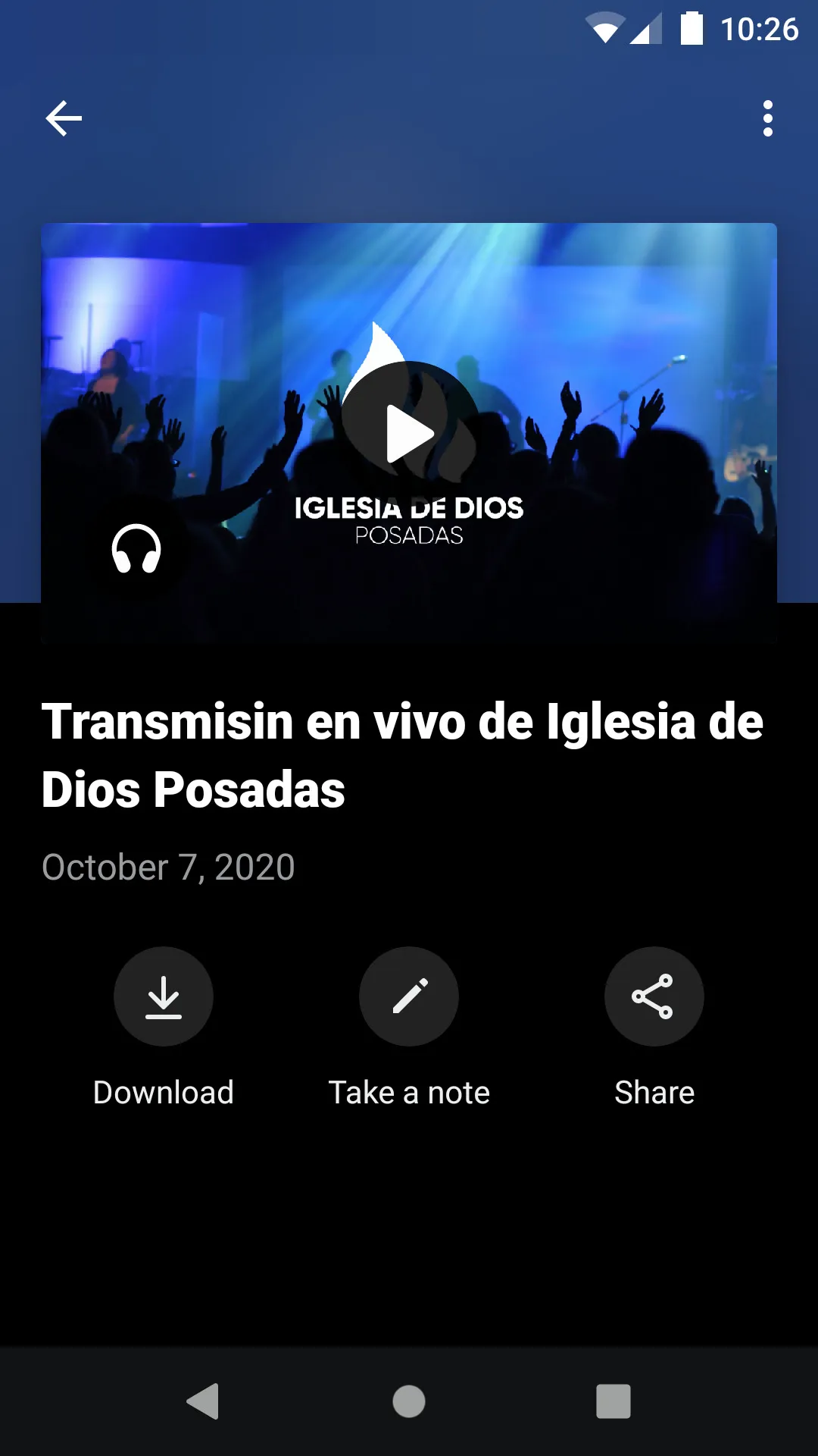 Iglesia de Dios IDD | Indus Appstore | Screenshot