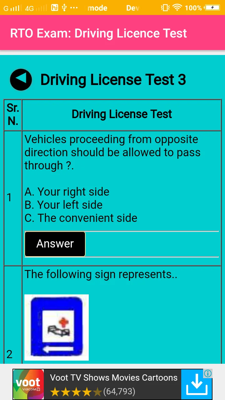 RTO Exam: Driving Licence Test | Indus Appstore | Screenshot