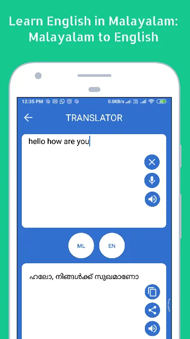 Malayalam To English Translato | Indus Appstore | Screenshot