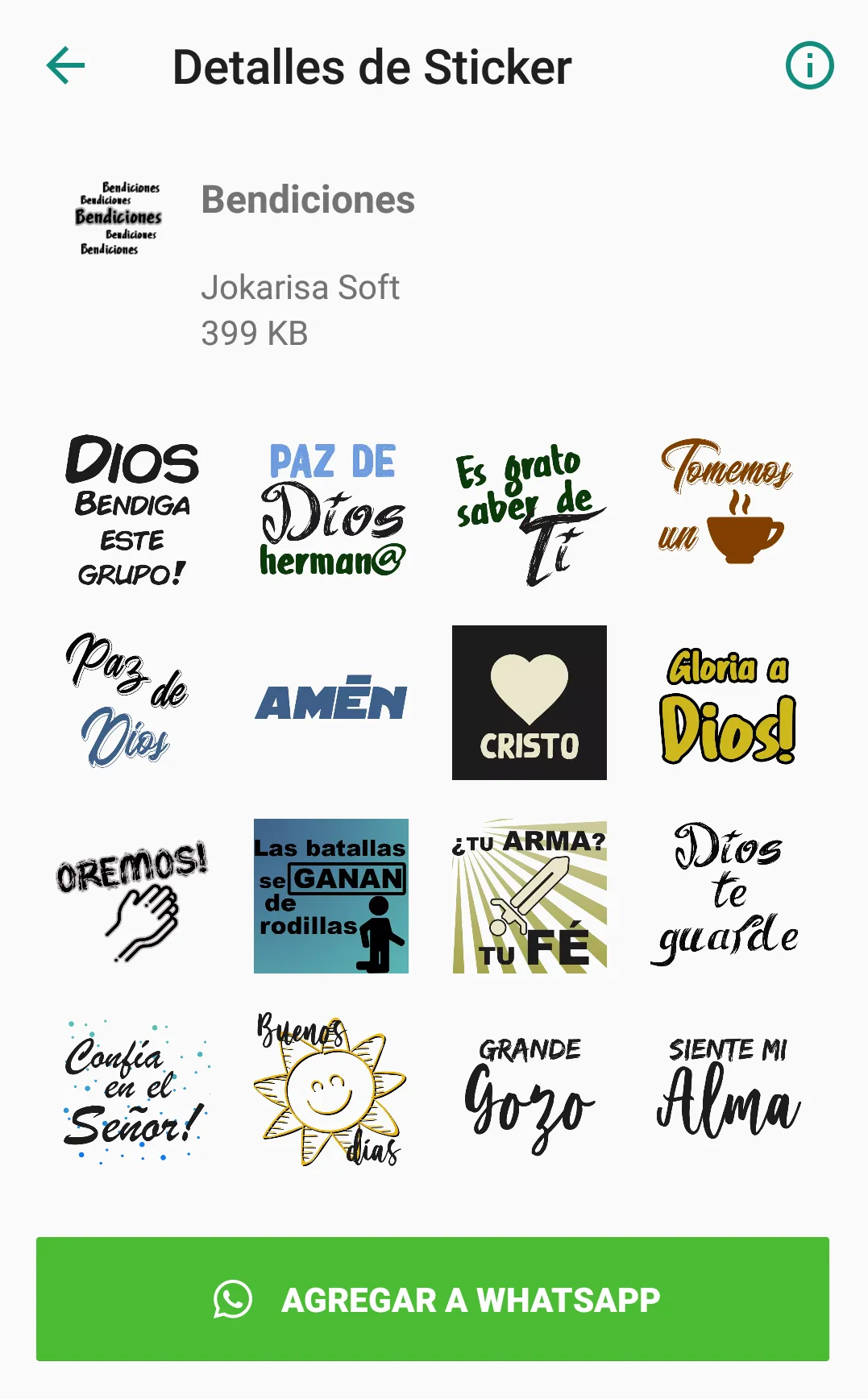 Stickers Cristianos 5 | Indus Appstore | Screenshot