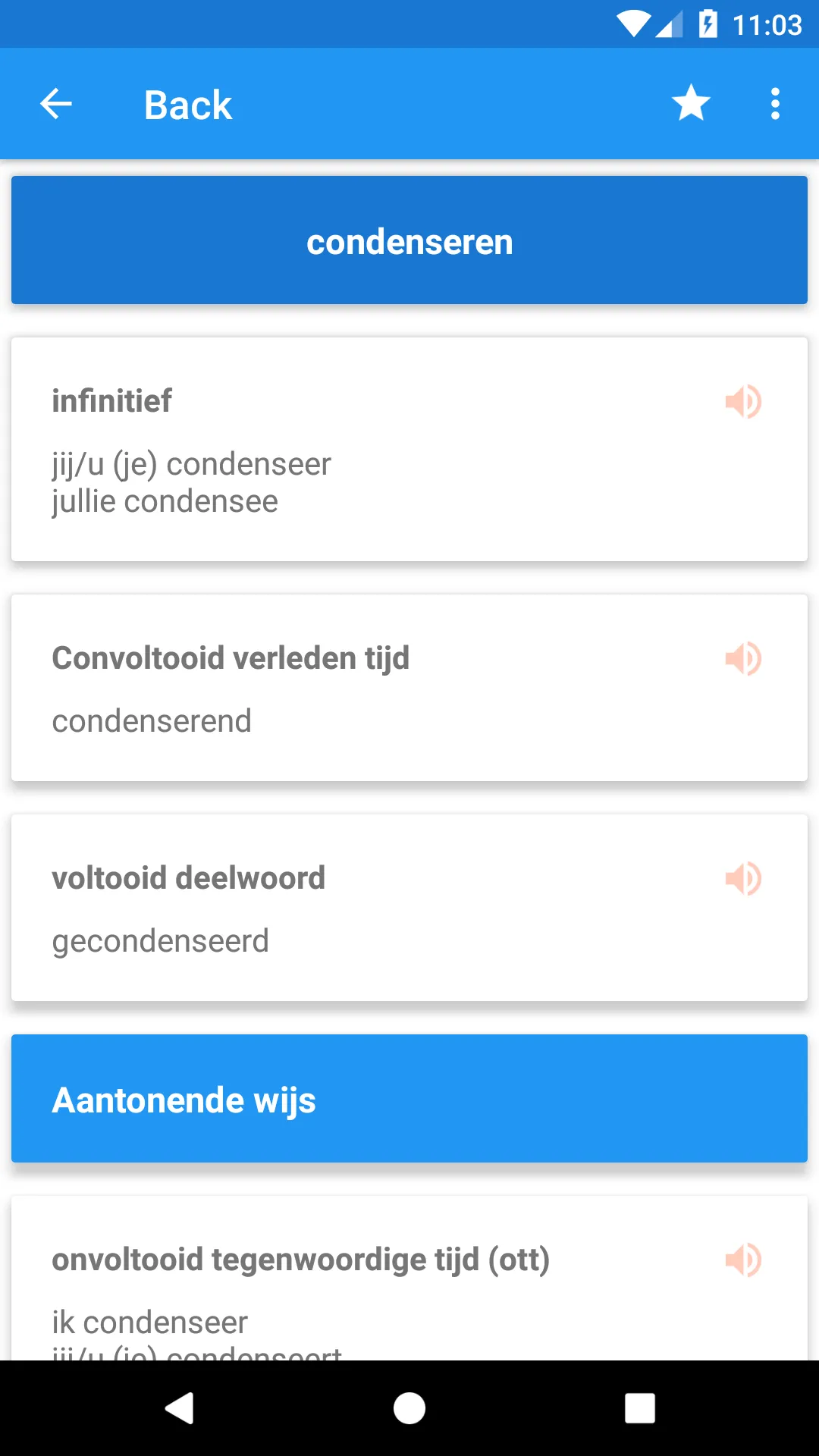 Dutch Conjugation | Indus Appstore | Screenshot