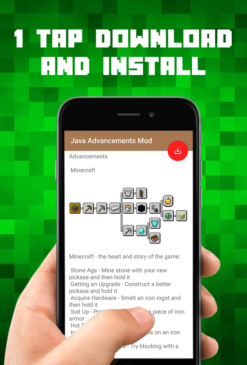 Java Advancements Mod | Indus Appstore | Screenshot