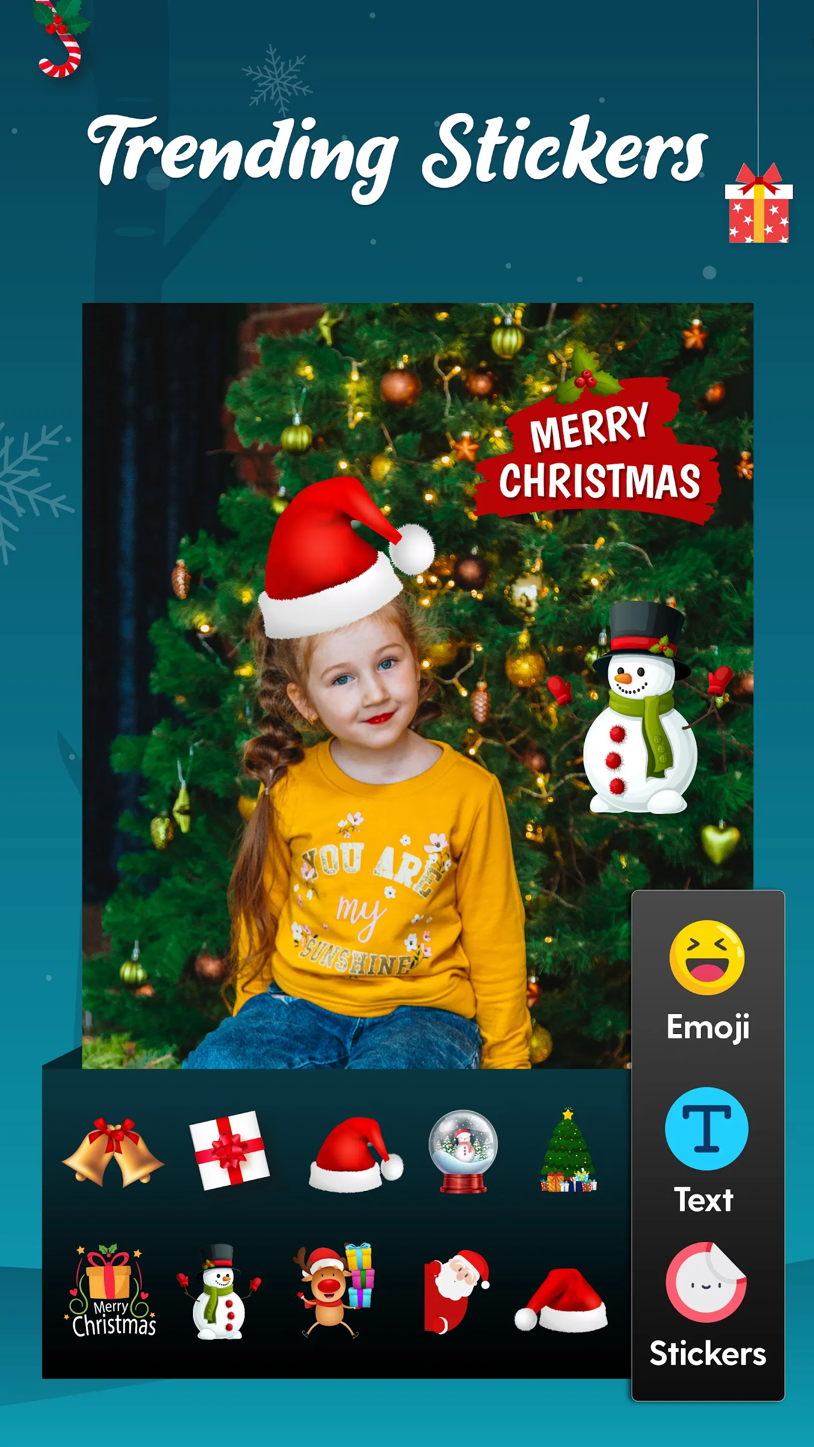 Christmas Photo Frames & Cards | Indus Appstore | Screenshot