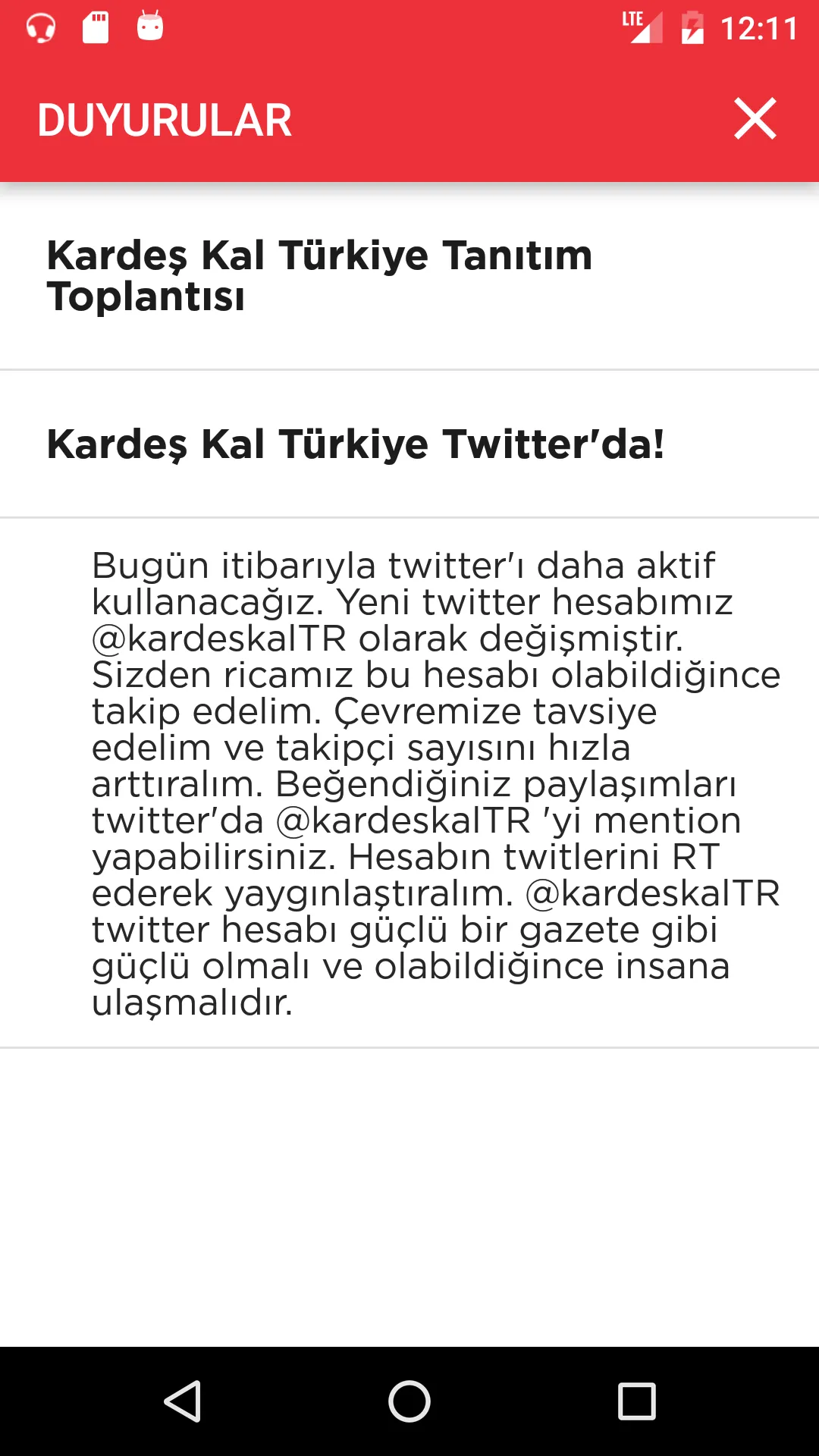 Kardeş Kal Türkiye | Indus Appstore | Screenshot