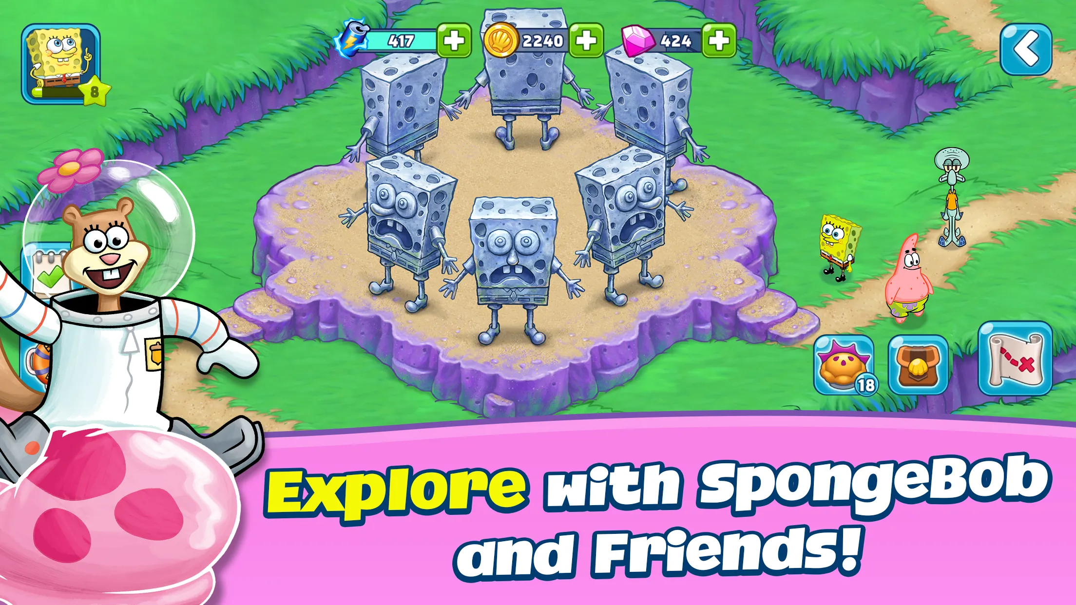 SpongeBob Adventures: In A Jam | Indus Appstore | Screenshot