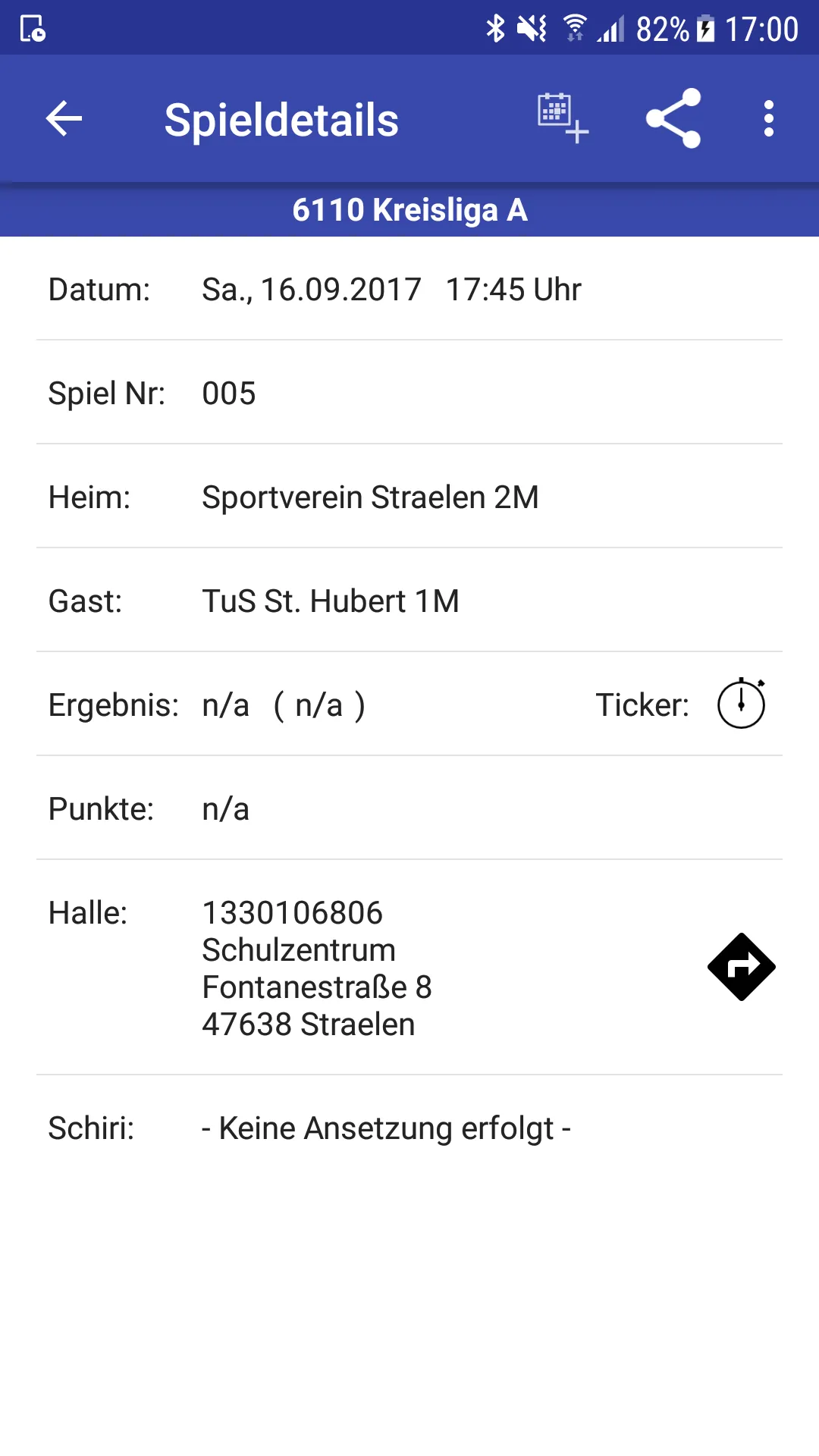 TuS St. Hubert Handball | Indus Appstore | Screenshot