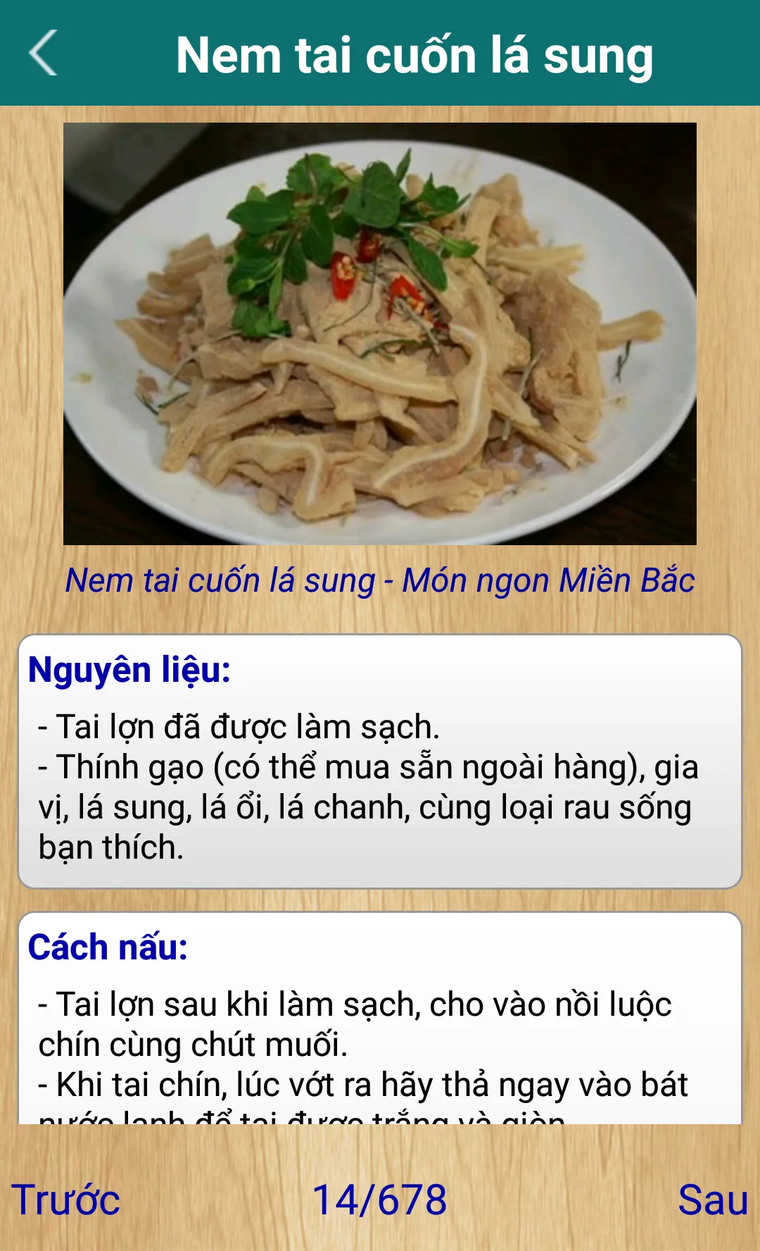 Món Ngon 3 Miền - Nau an ngon | Indus Appstore | Screenshot